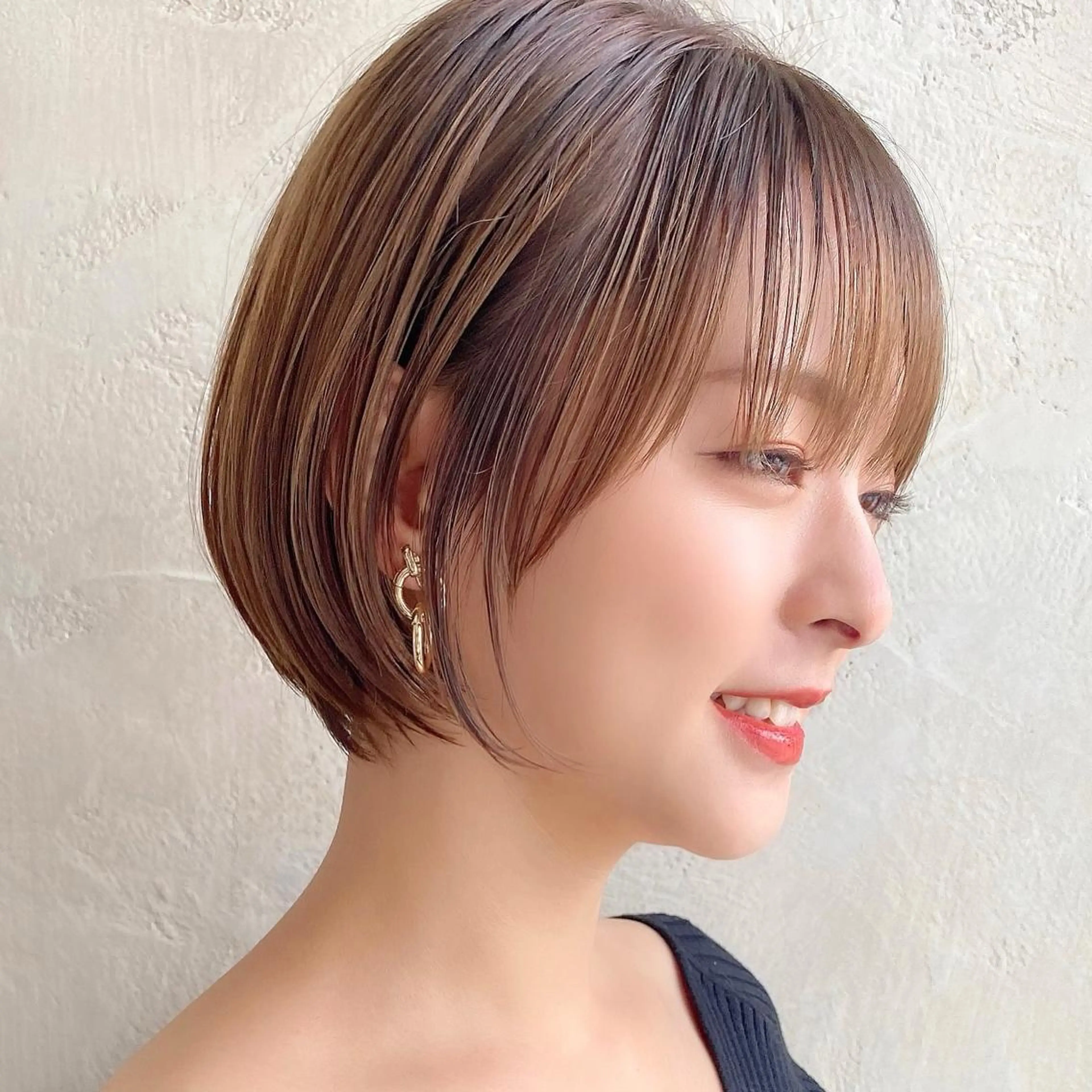 ショート ショートボブ ボブ ショートヘア On所属・新宿　ショート・ボブ カットモデル募集のヘアスタイル
