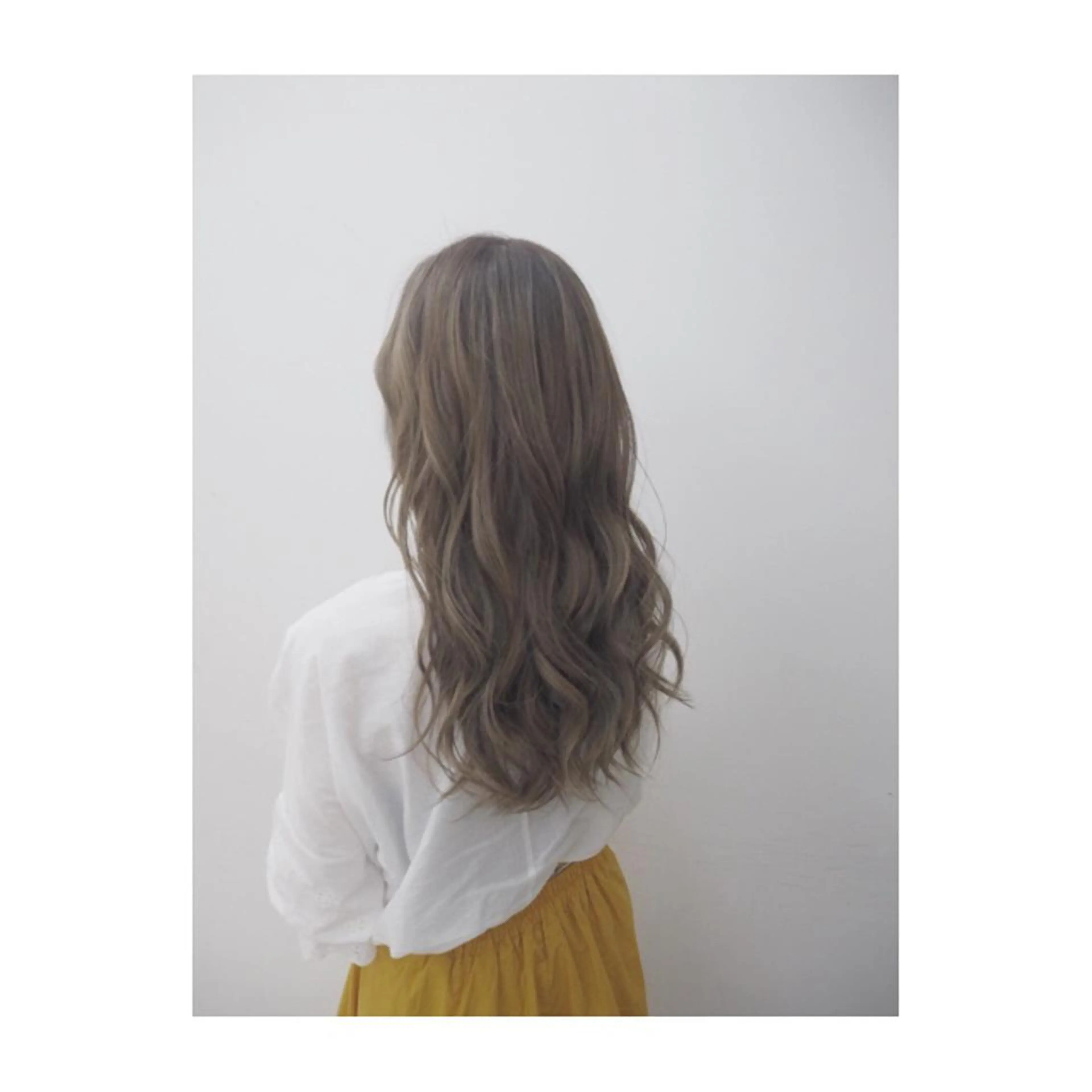 ロング カラー 永岡 鉄平のヘアスタイル