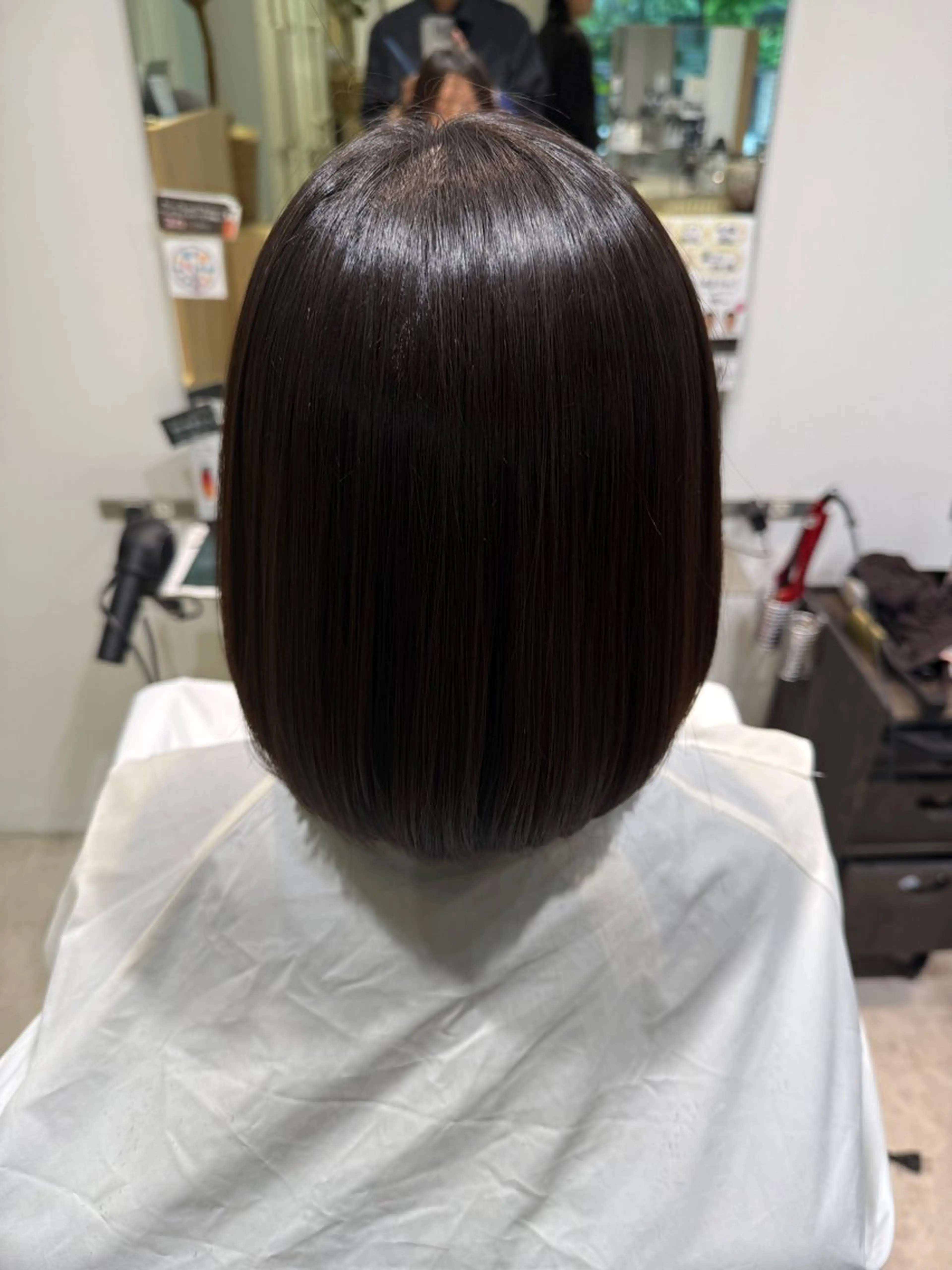 グレーカラーお白髪染めの写真