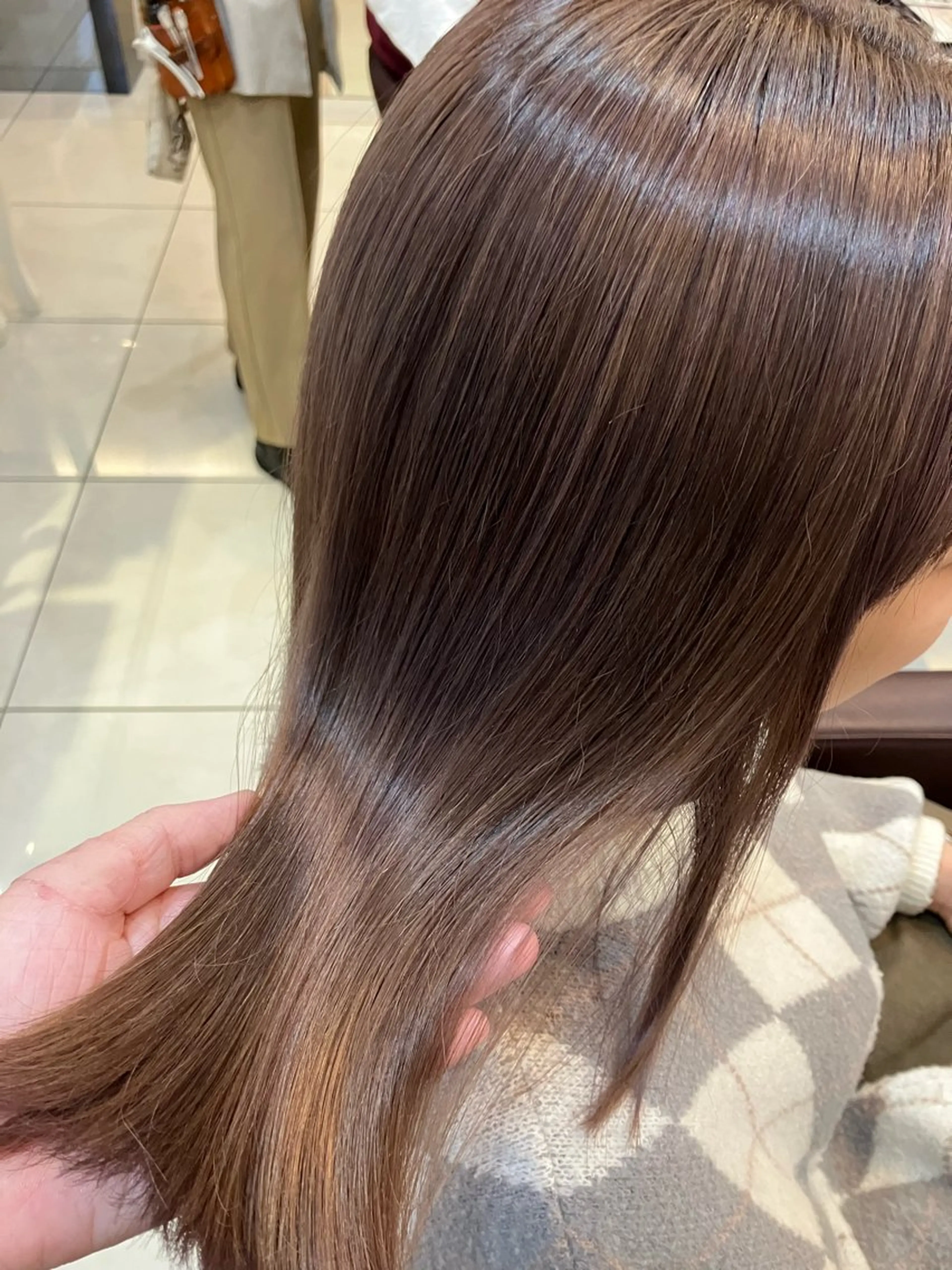 ミディアム ヘアカラー yukari 艶髪ヘアのヘアスタイル