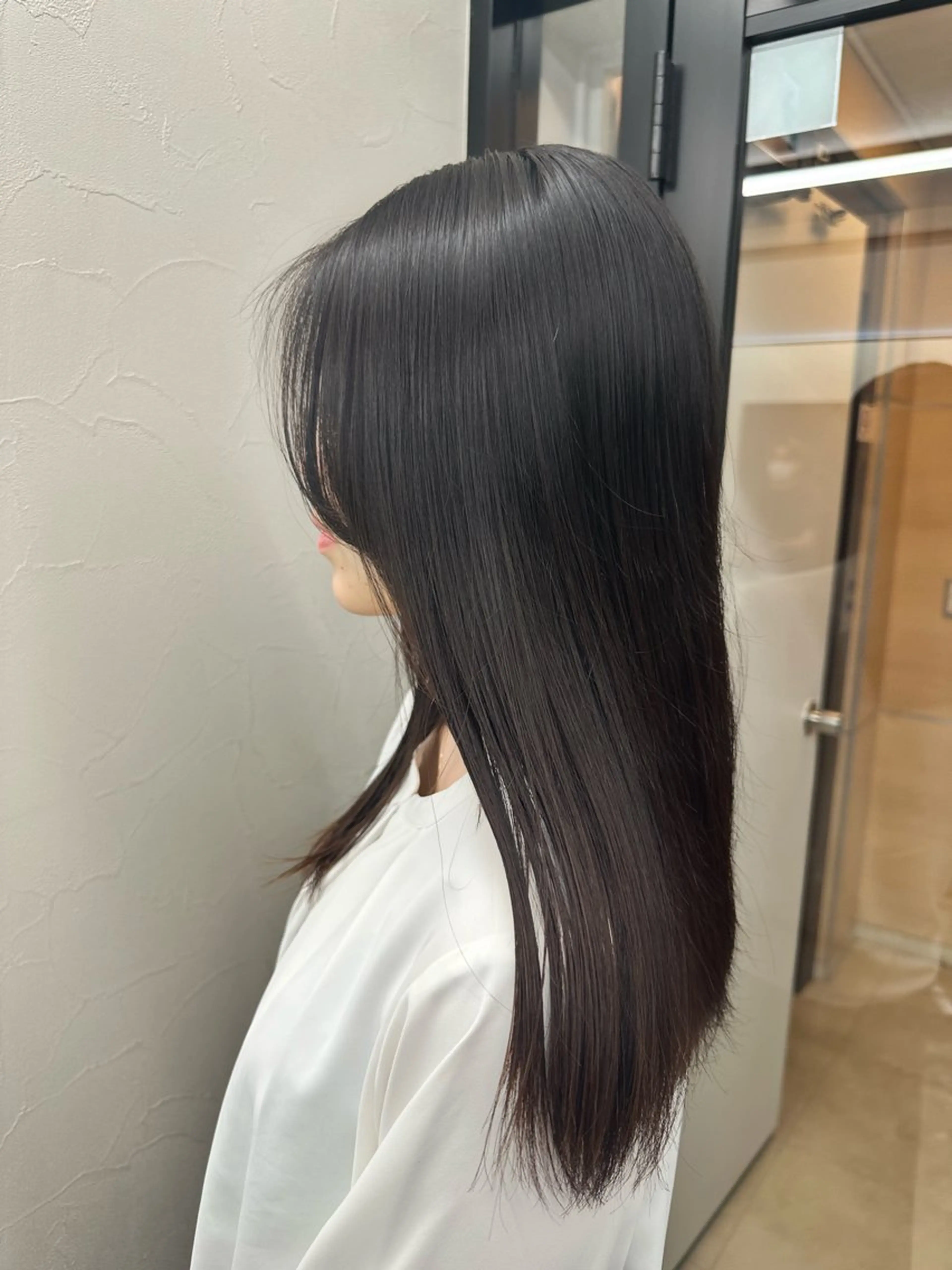 ロング 髪質改善 レイヤーカット 縮毛矯正 トリートメント 髪質改善/レイヤー/ 艶髪🎀ayaneのヘアスタイル