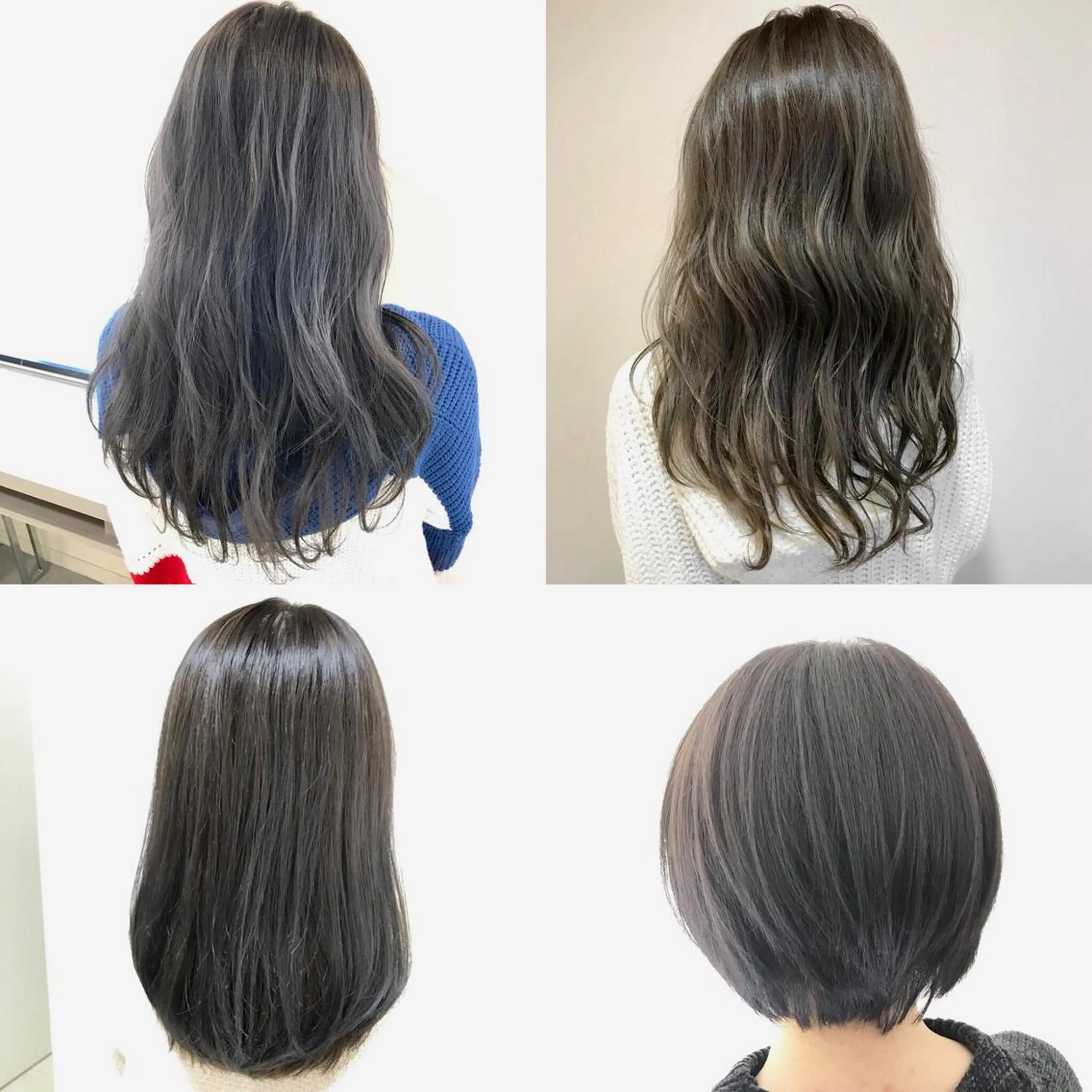 ショート カラー グレージュ ヘアカラー トリートメント chiyo yasuのヘアスタイル
