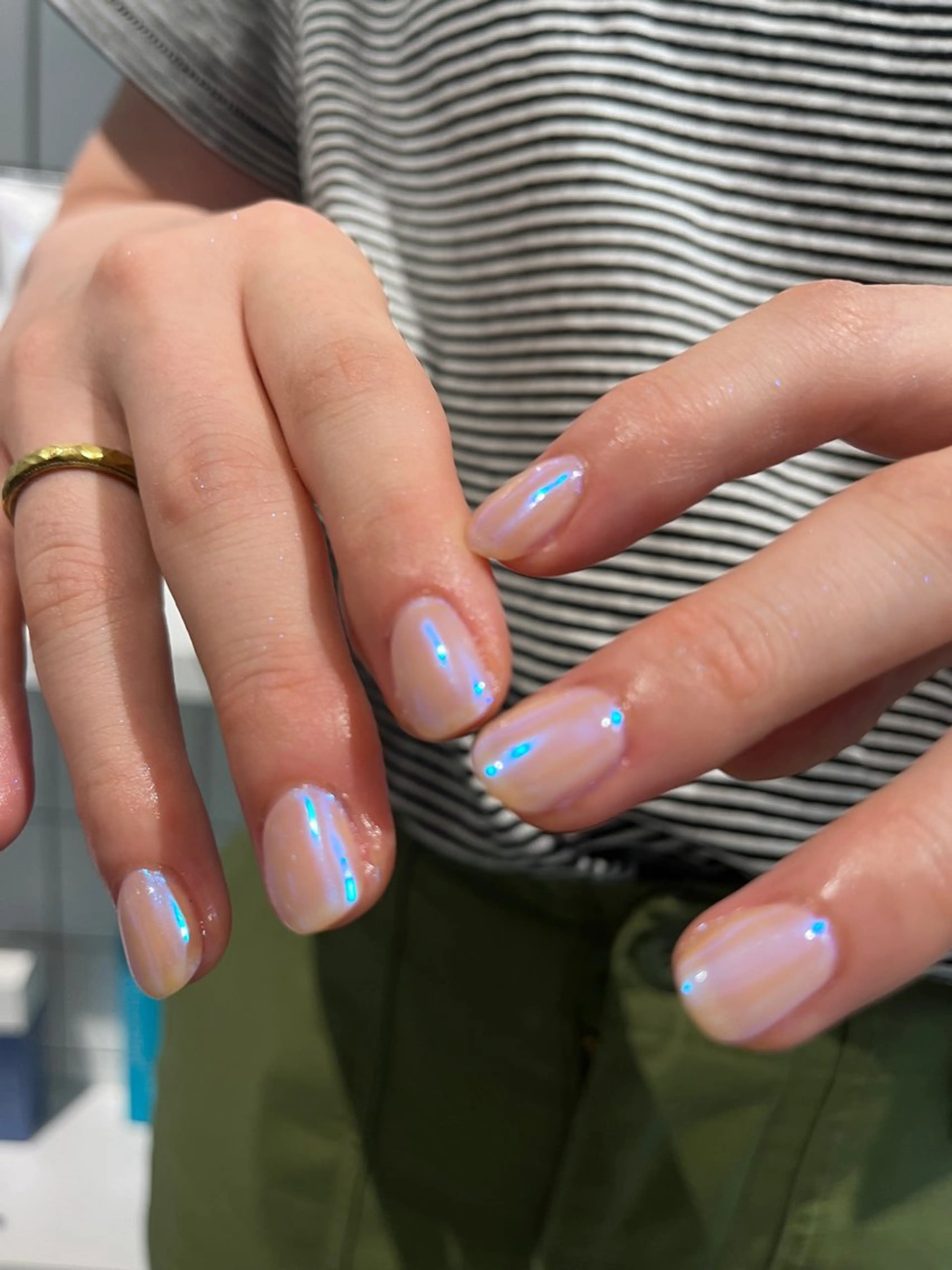 ネイル オーロラネイル ハンドネイル Nico nail&eye所属・Nico🐈‍⬛ 🎀Nanamiのネイルデザイン