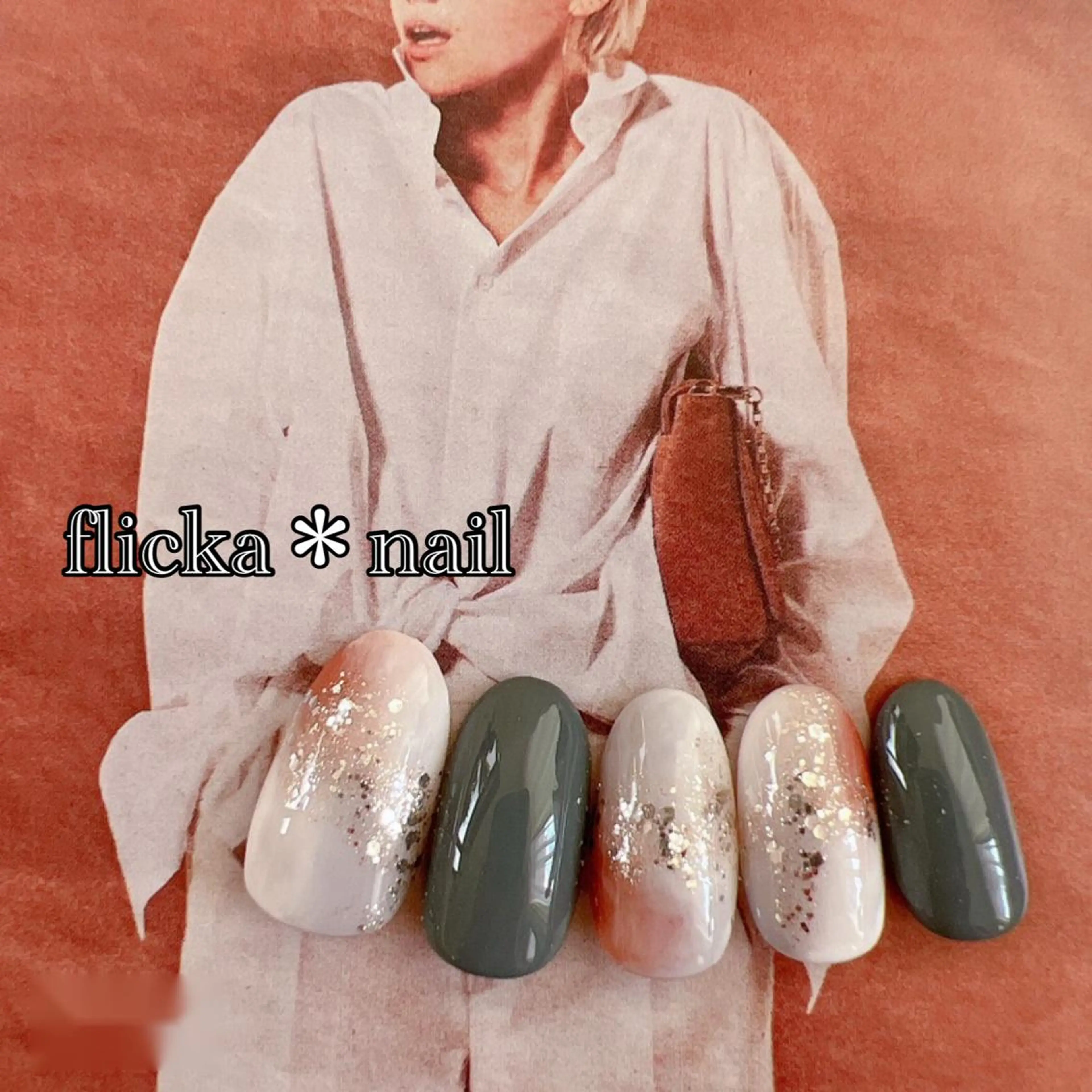 ネイル 大理石ネイル(マーブル) ハンドネイル flicka＊nail所属・flicka* nailのネイルデザイン