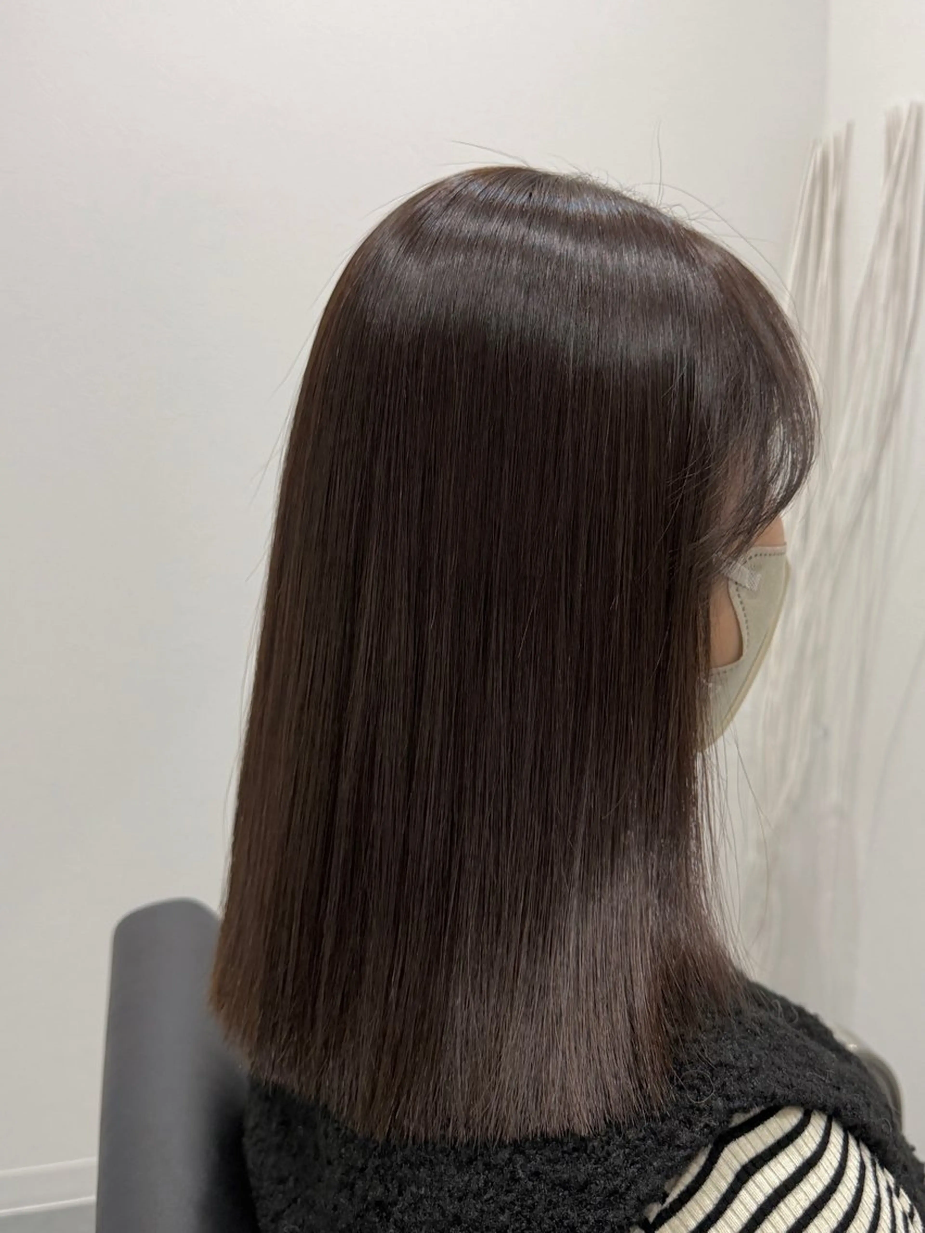 ミディアム アッシュ ヘアカラー nu所属・nu ✧︎*。のヘアスタイル