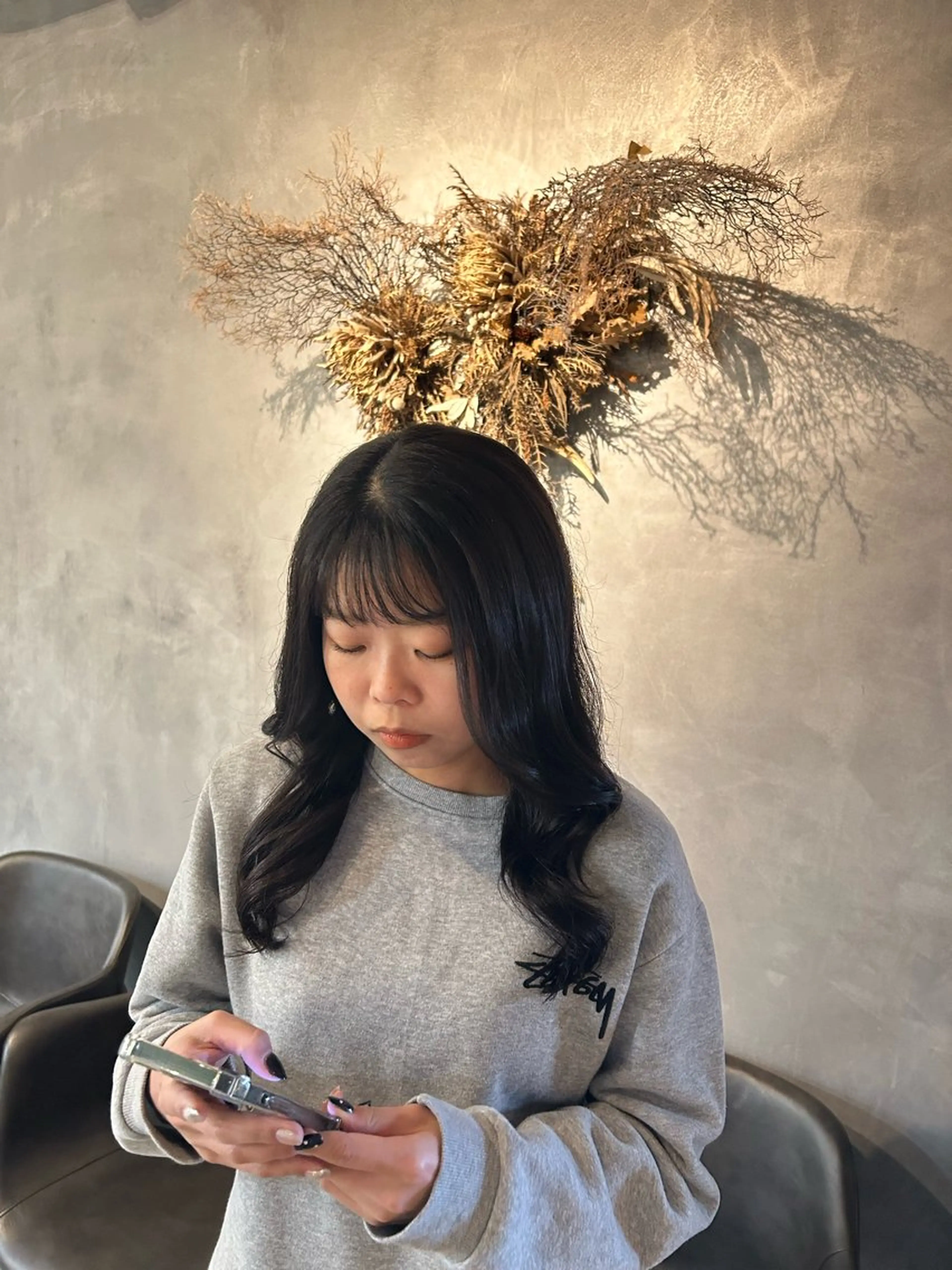 ロング カラー カット ヘアカラー Lolonois野田 ヒガシ カイリ🐬のヘアスタイル