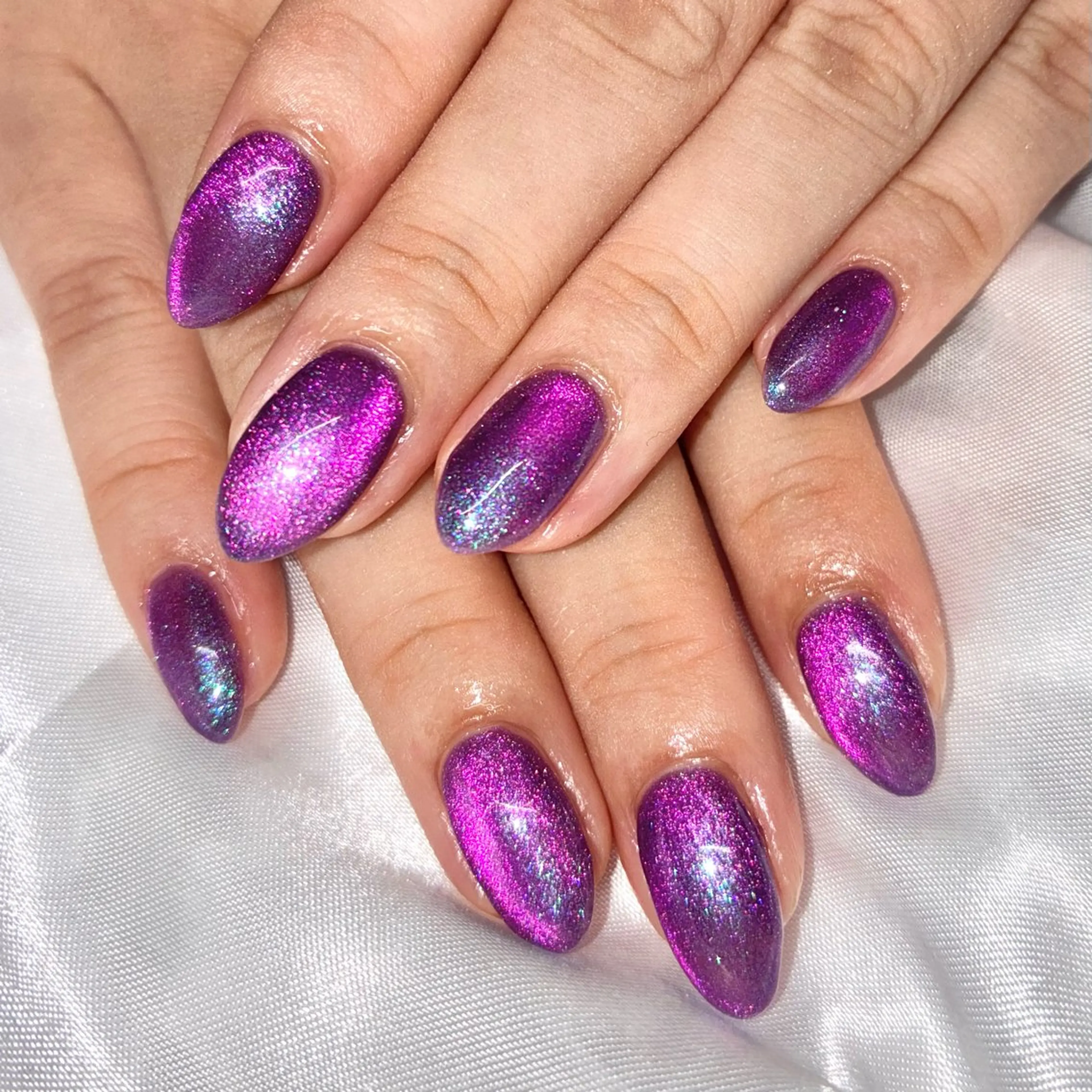 ネイル ジェルネイル マグネットネイル ハンドネイル Nail ヌシん家 AKANEのネイルデザイン