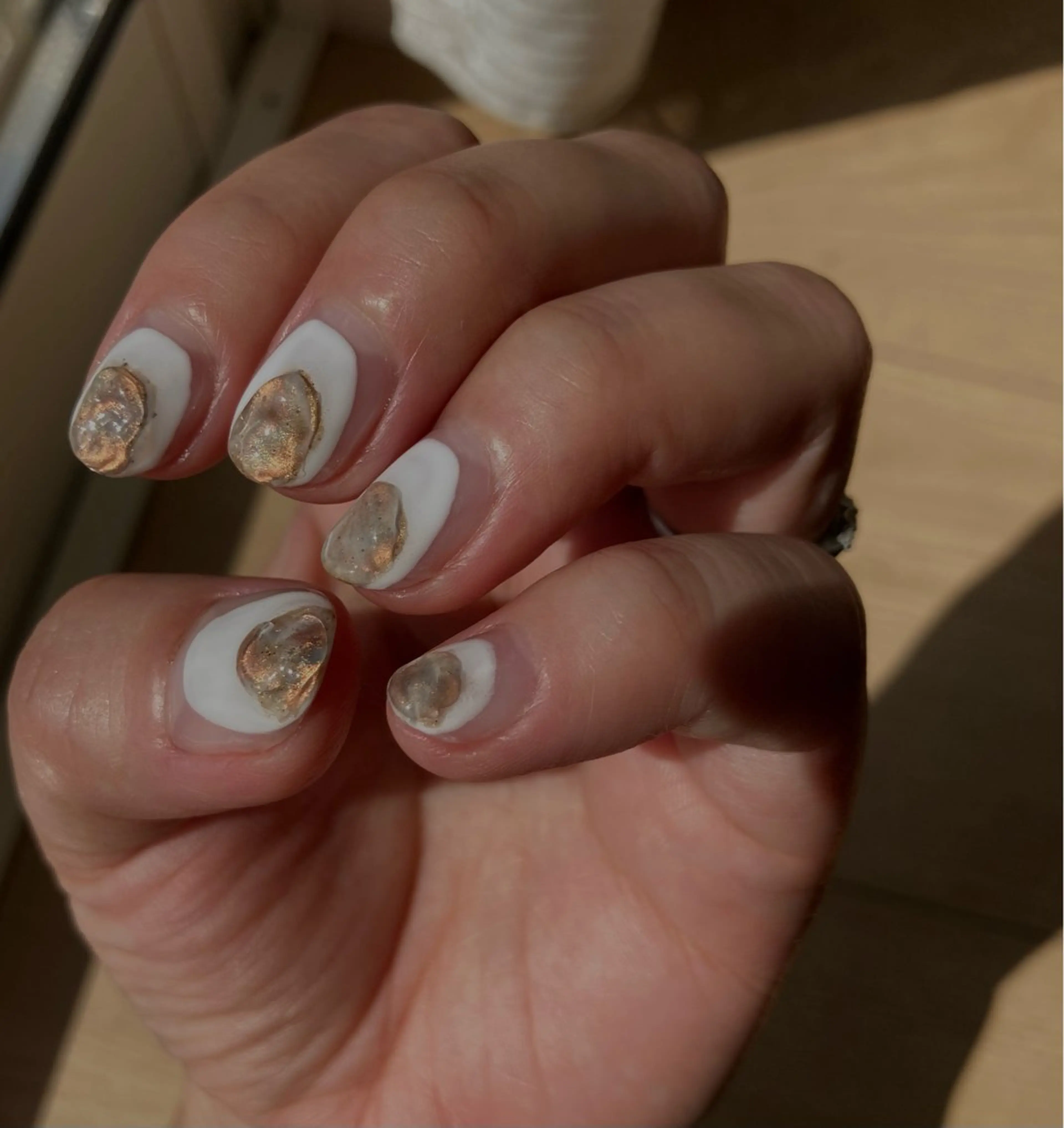 ネイル ニュアンスネイル ハンドネイル amélier ꕁアメリエꕁのネイルデザイン