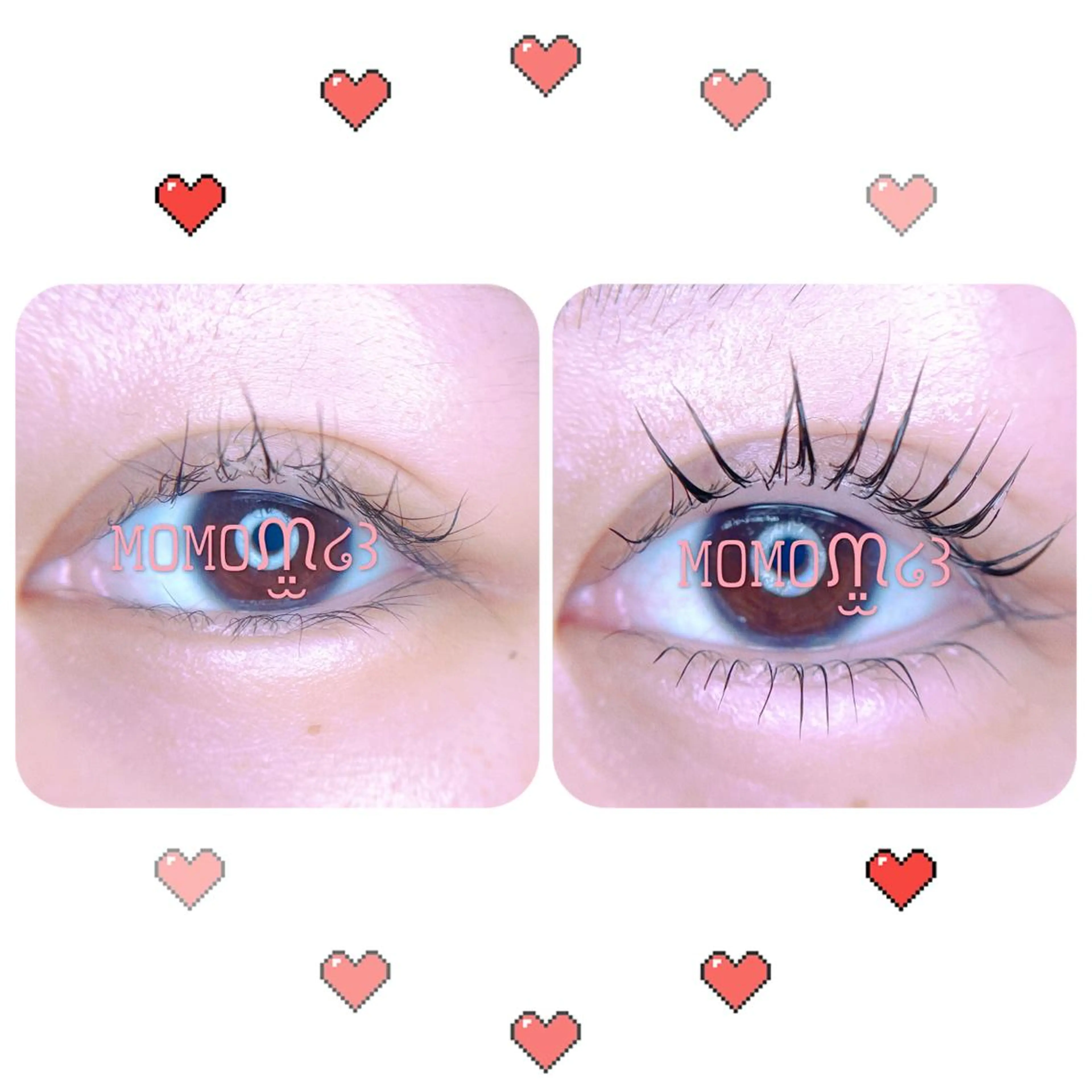 マツエク・マツパ フラットラッシュ ナチュラル パリジェンヌラッシュリフト 下まつげエクステ 一重×まつ毛パーマ モテデザインのプロ モモ🍑のマツエク・マツパデザイン