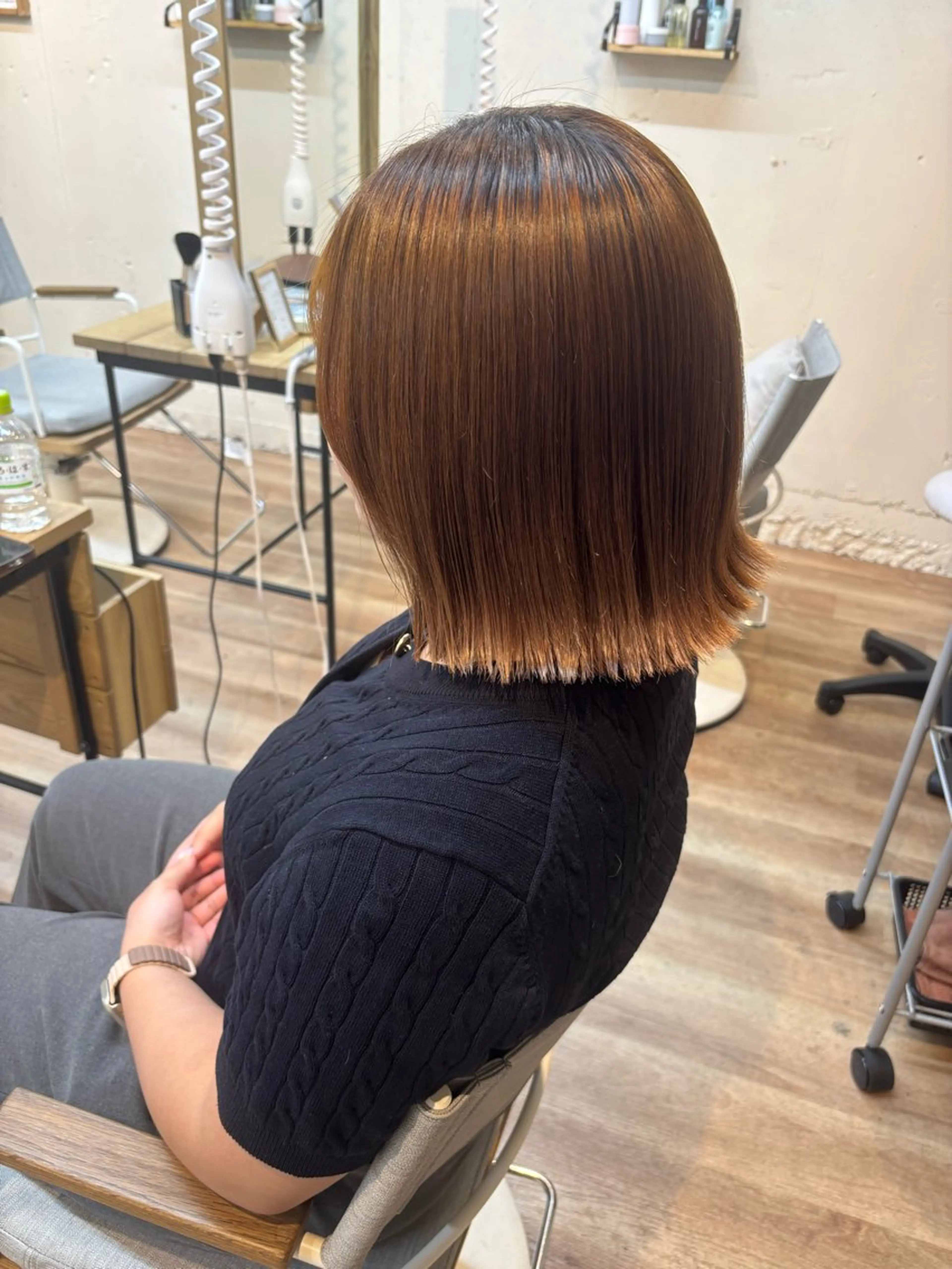 髪質改善ストレート🌷くせ、うねり、広がりが気になる方、ツヤと自然なストレートに仕上がります🫶🏻⚠️予約1週間前までの写真