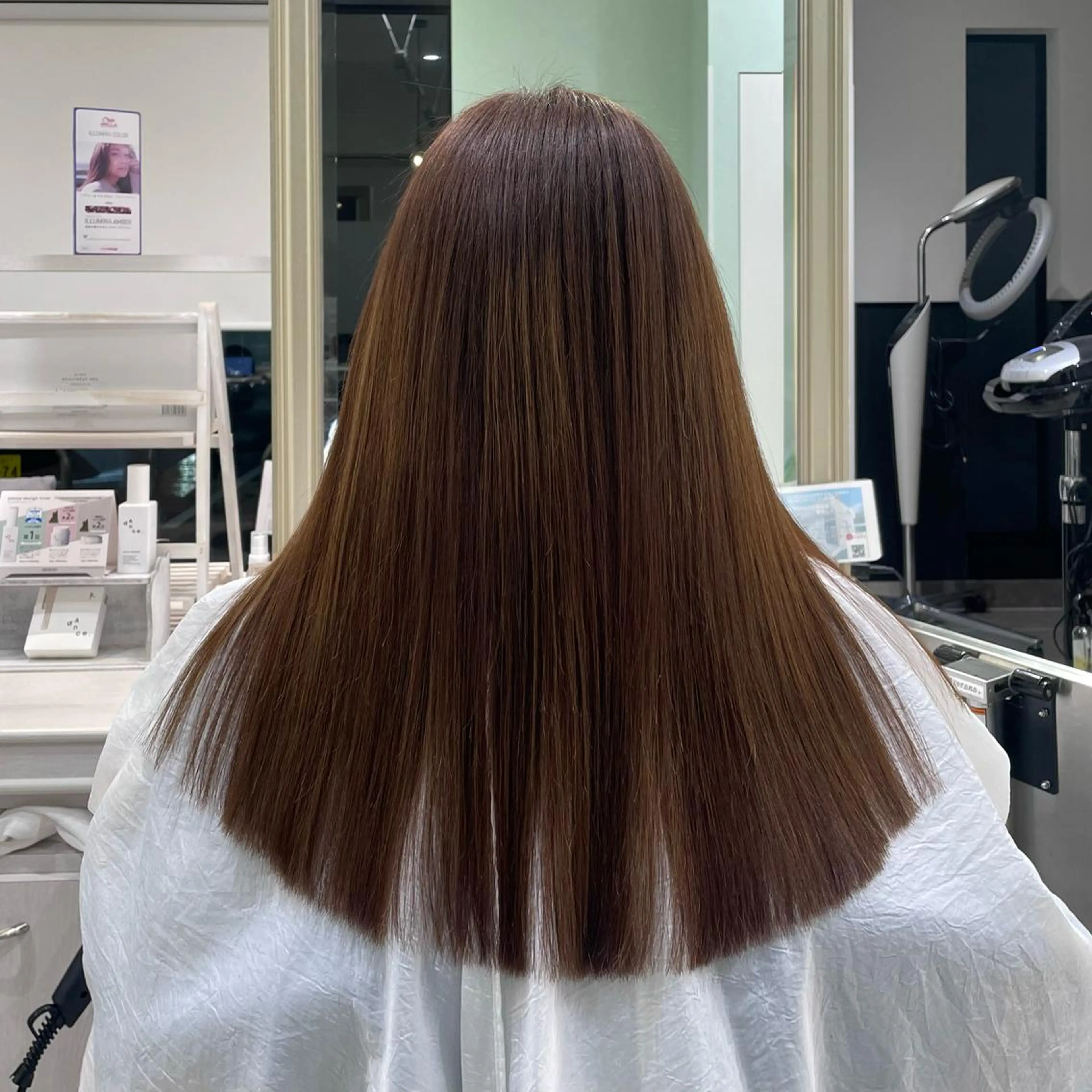 ロング キッズ パク・ボミン小野リエ 韓国ハーフ🦊のヘアスタイル