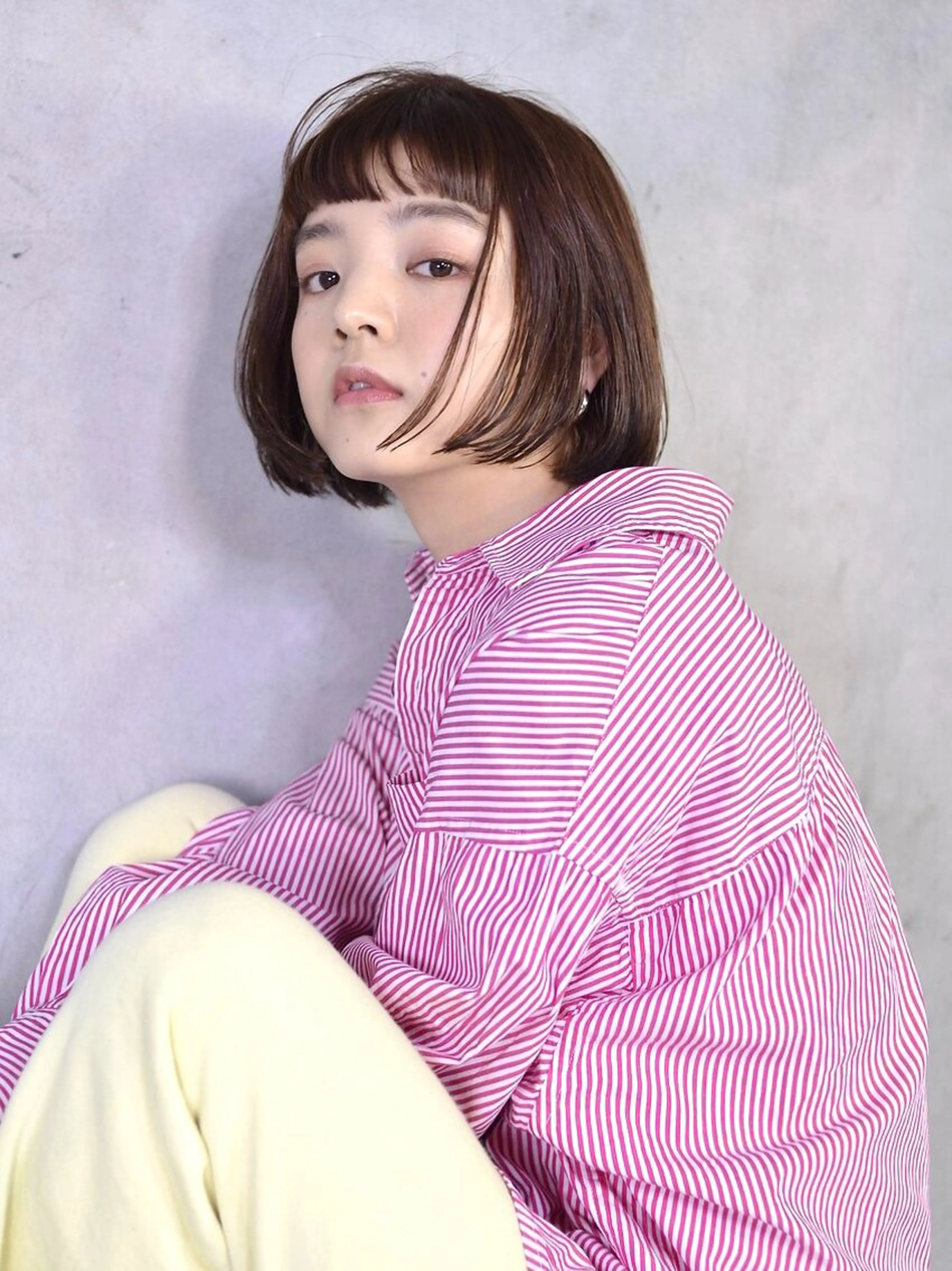 ショート カット ヘアカラー トリートメント coii🌼はな🌼 ブリーチストレートのヘアスタイル