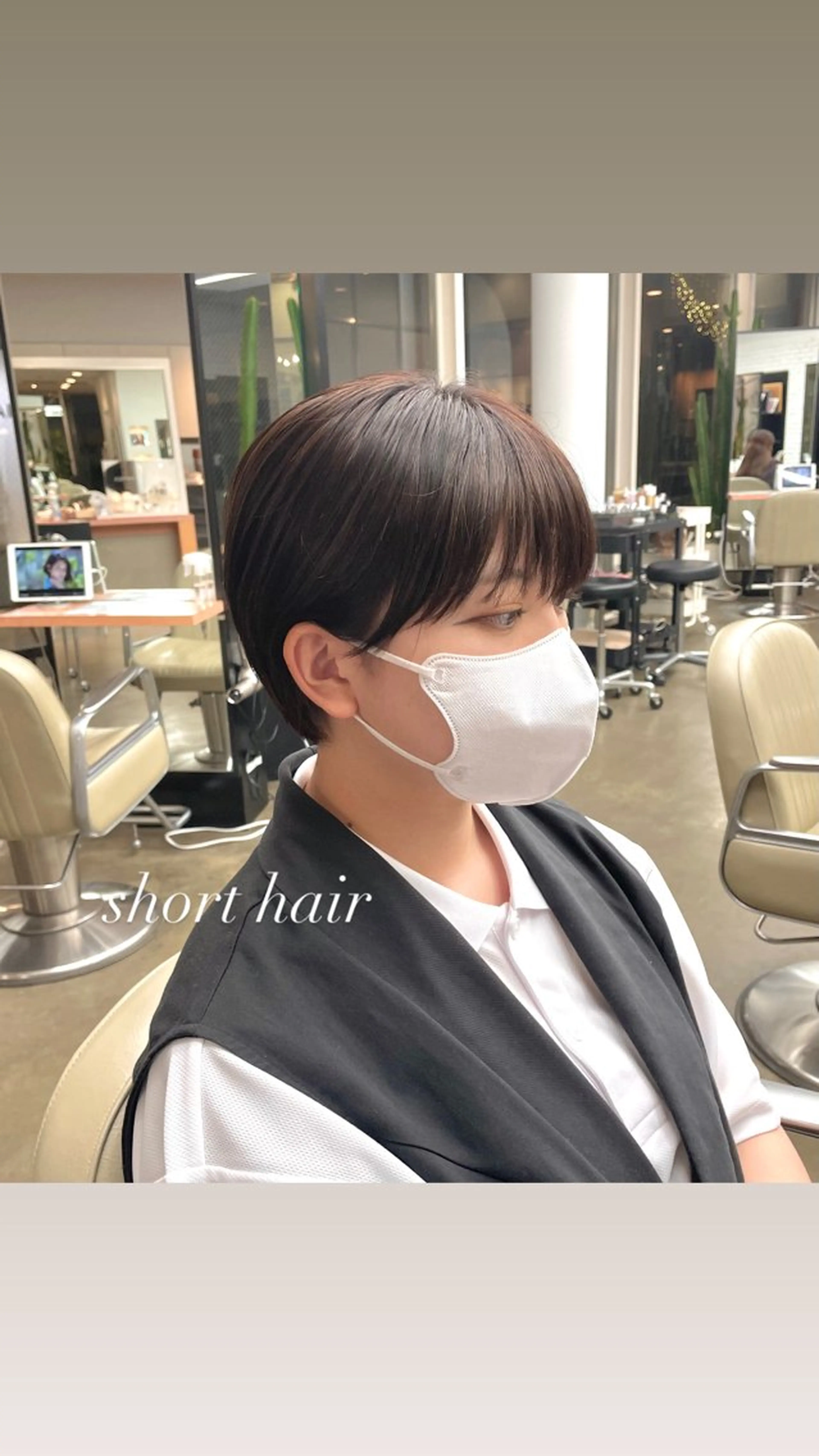ショート カット ヘアセット ♡髪質改善/透明感 カラー/うらら♡のヘアスタイル