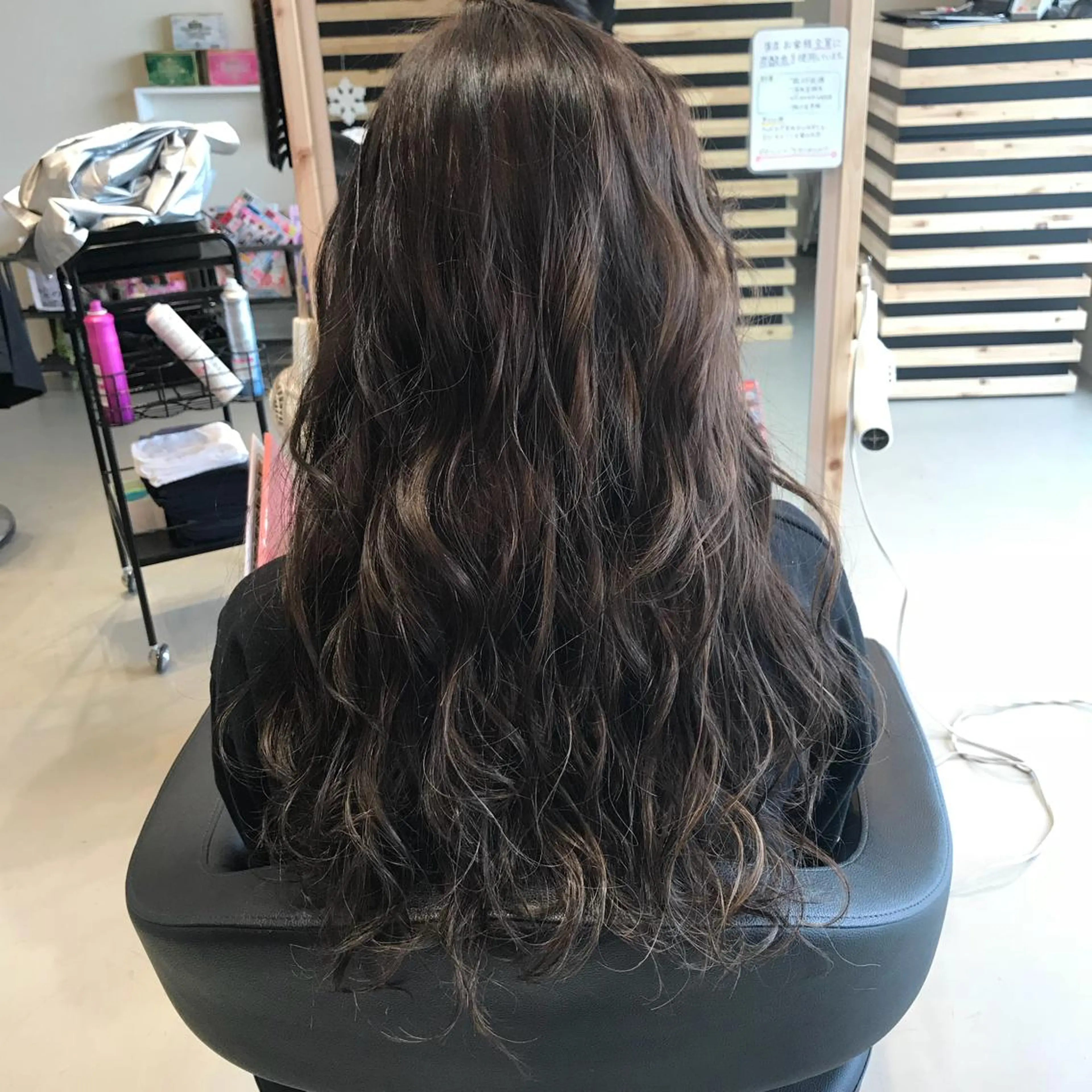 ロング カラー アディクシーカラー ハイライトカラー ハイライト ヘアカラー 大久保 隆蔵のヘアスタイル
