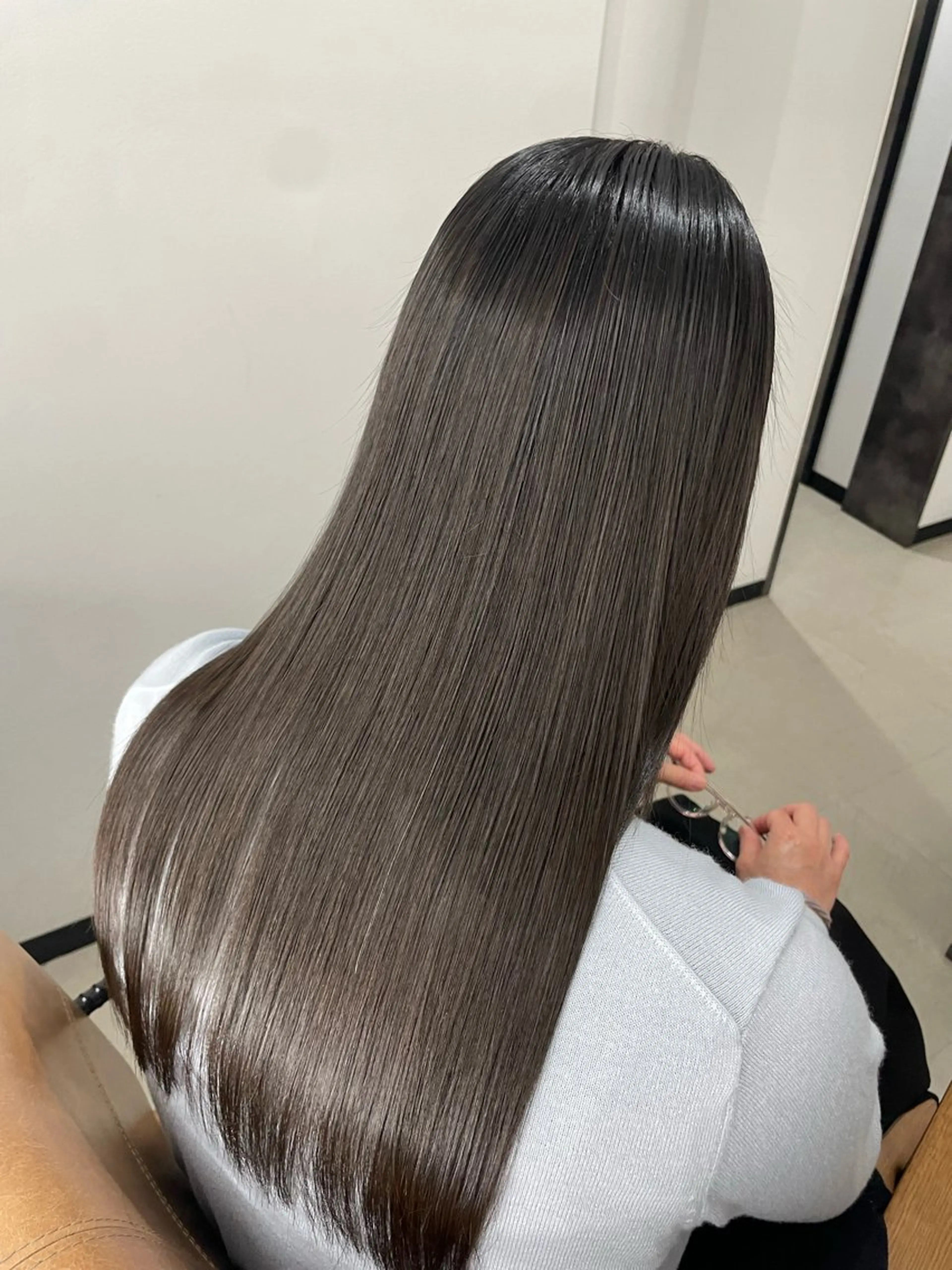 🇰🇷韓国美髪フルコース🇰🇷【診断とスパ付き🫧】カット＋カラー＋髪質改善＋スパの写真