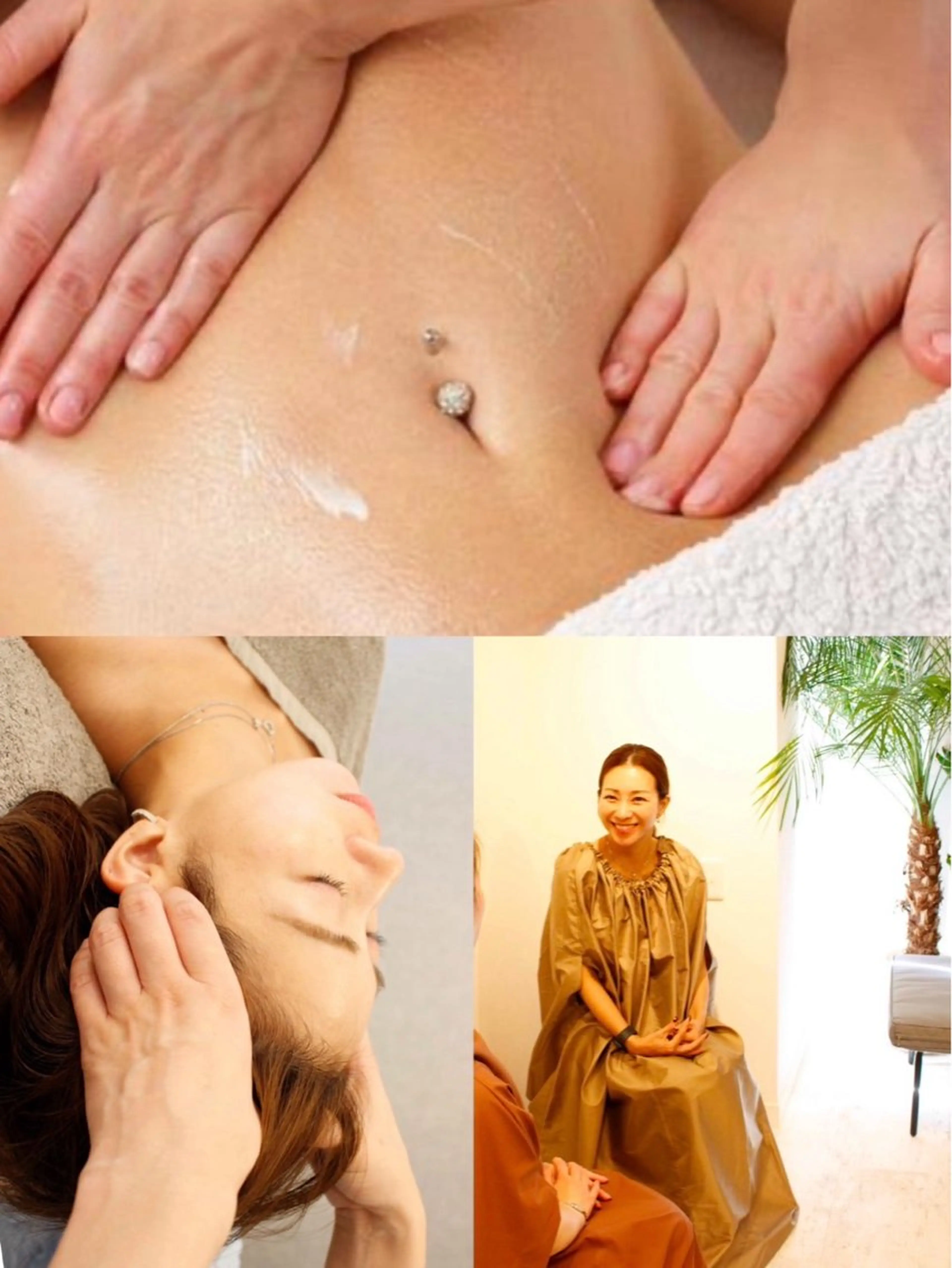 （🌿漢方よもぎ蒸し付き）【腸マッサージ＋極上ヘッドマッサージ💆】デトックスしてスッキリ爽快腸活【60分/6450円】の写真
