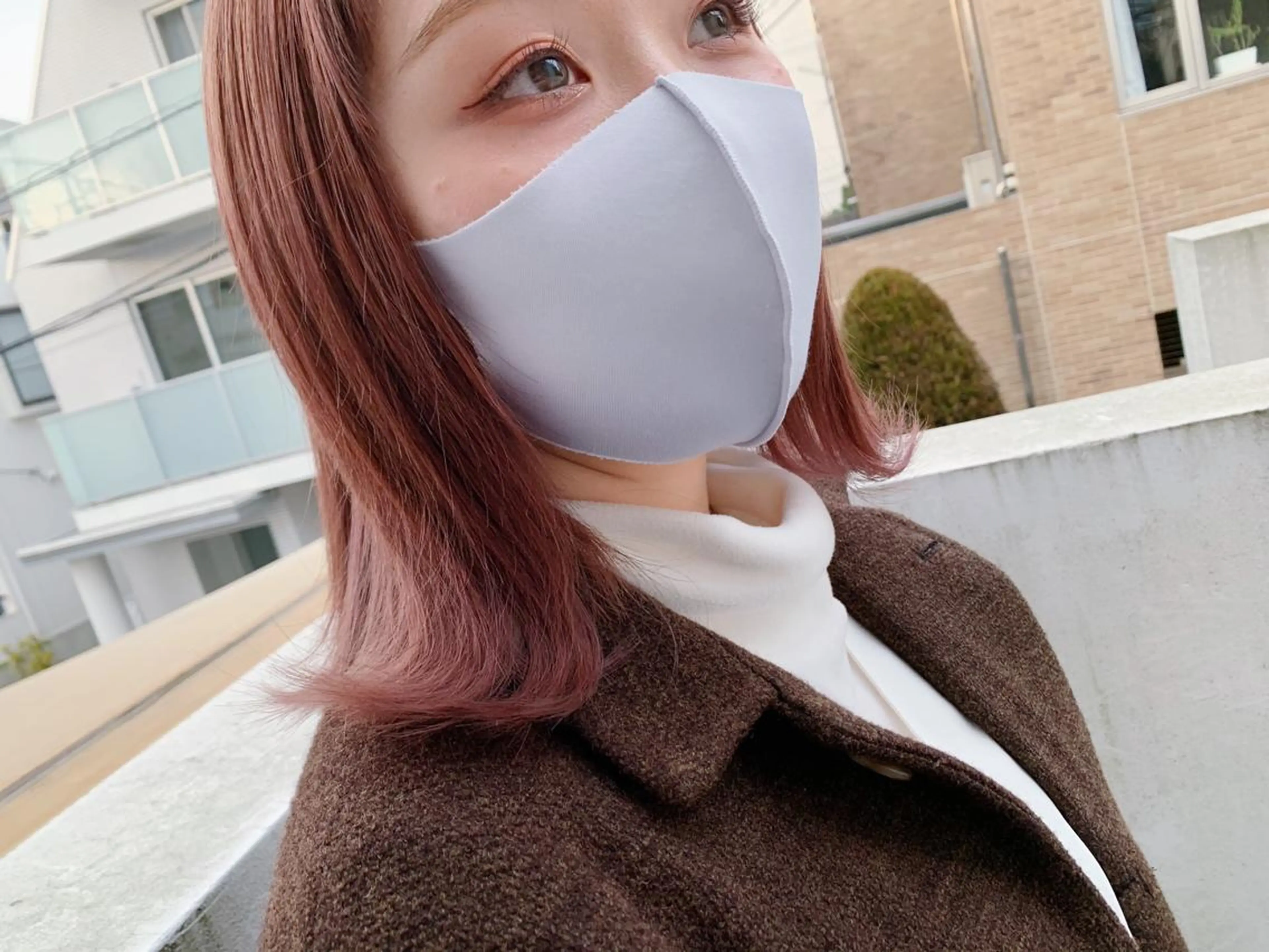 ミディアム カラー ヘアカラー トリートメント タカハシ ハヤトのヘアスタイル