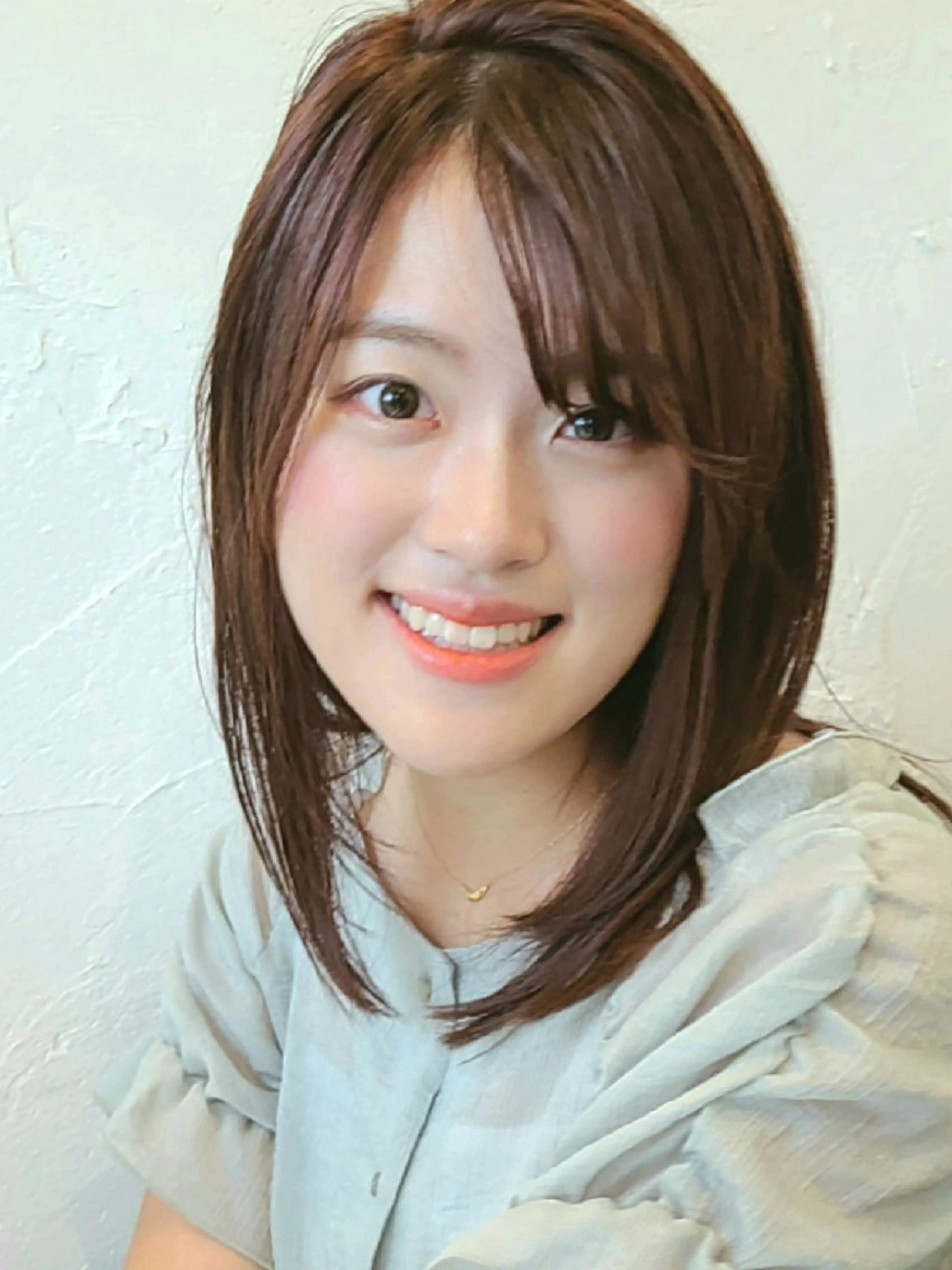 セミロング 縮毛矯正 トリートメント 【大宮】デザイナー Anne 諳 アンのヘアスタイル