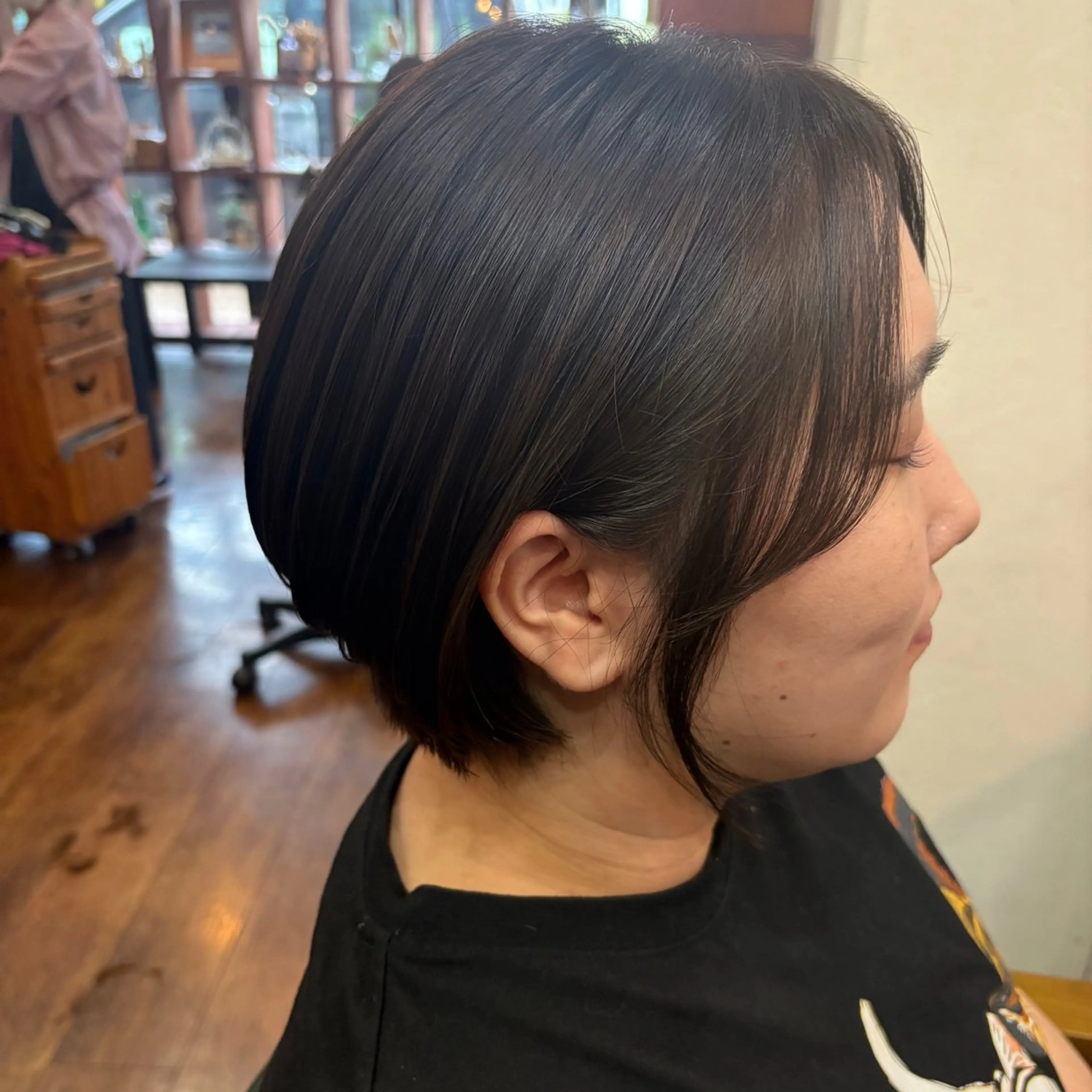 ショート 顔周りカット カット ヘアカラー トリートメント Story マリエのヘアスタイル