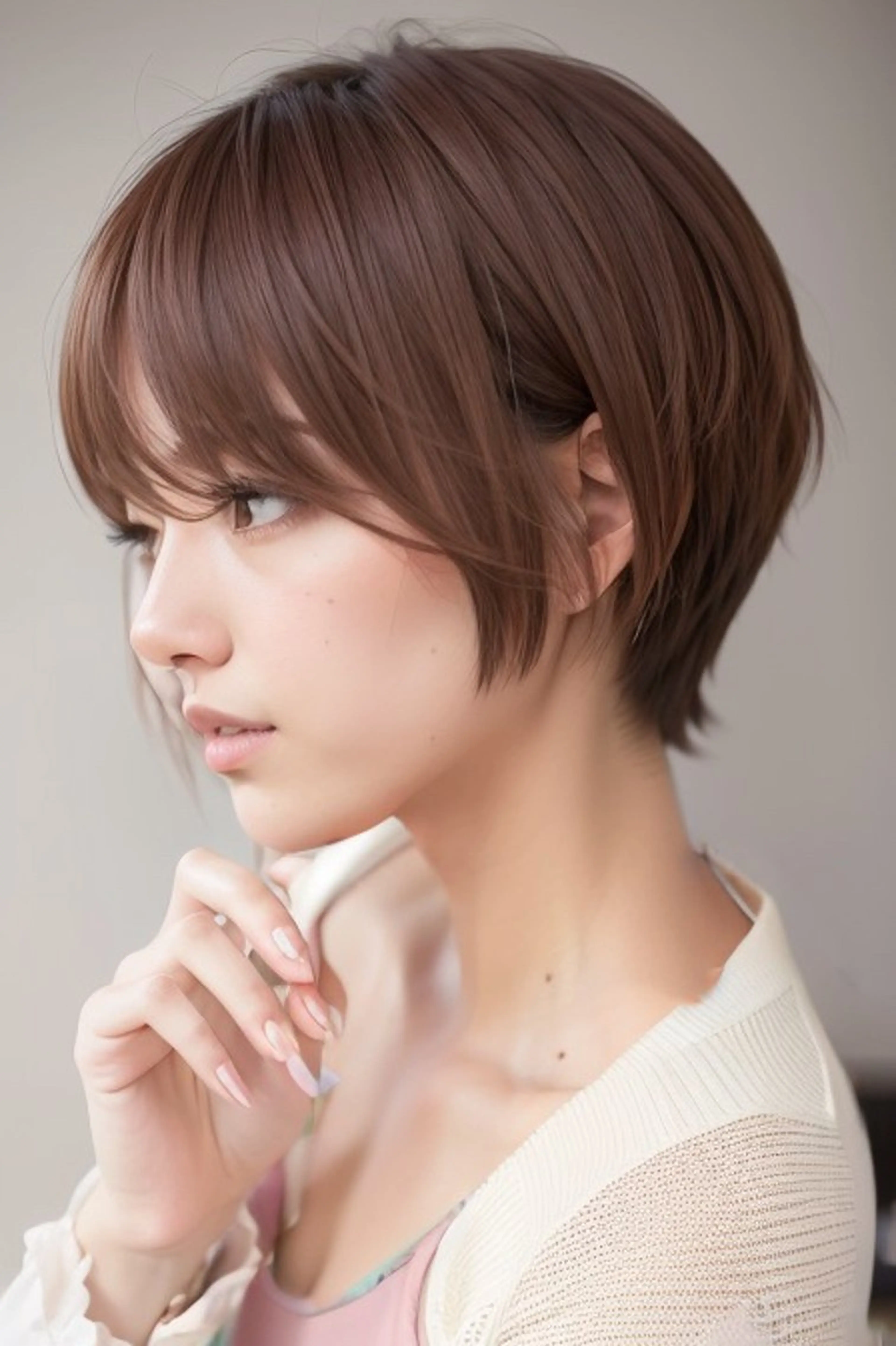 ショート ショートボブ ボブ ショートヘア カット TMJ所属・バズる韓国ヘア 🇰🇷溝邊　拓麿のヘアスタイル