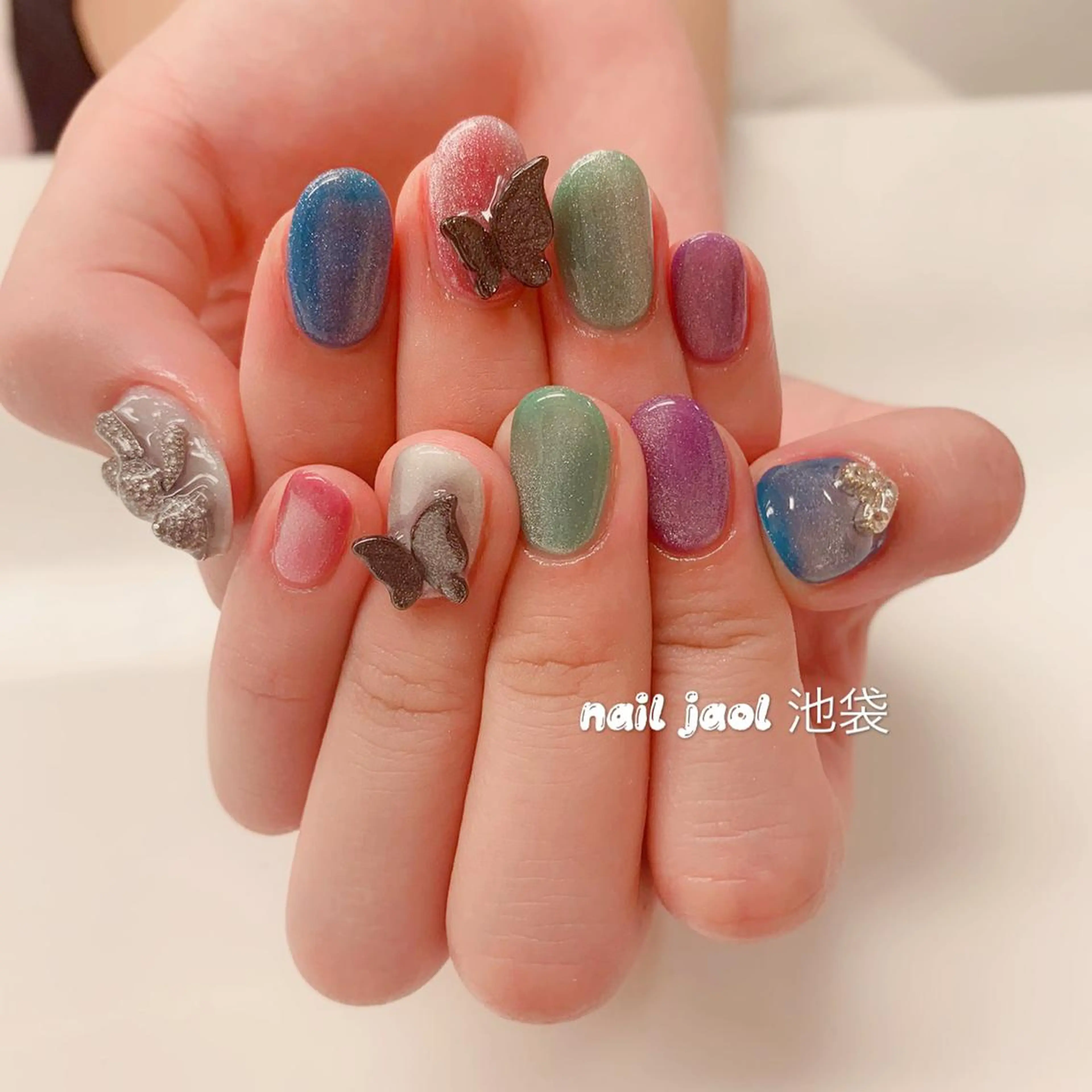 ミディアム nail jaol池袋店所属・ネイルJaol 池袋のネイルデザイン