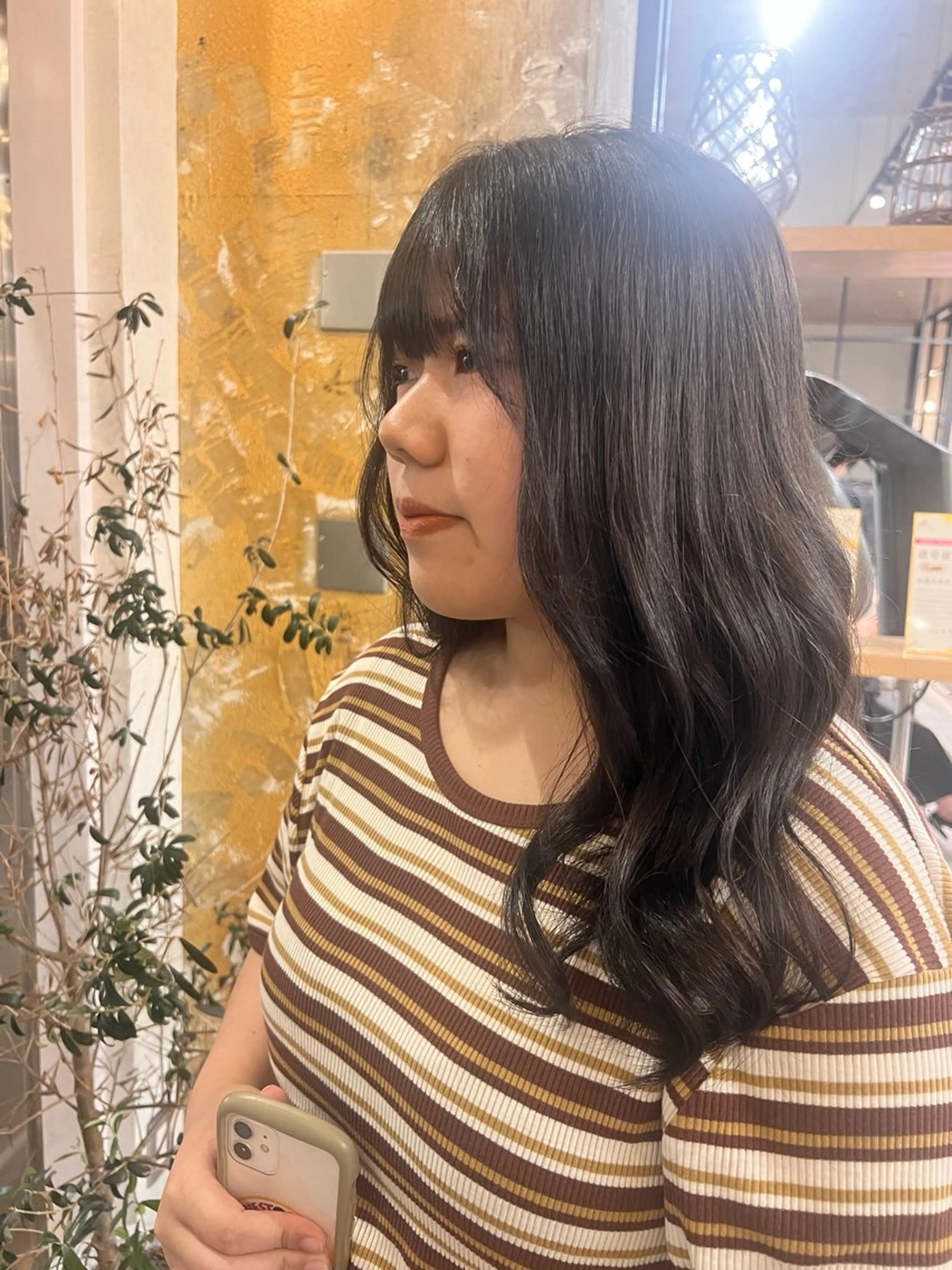 ロング ブリーチカラー 〻髪質改善〻アレンジのヘアスタイル