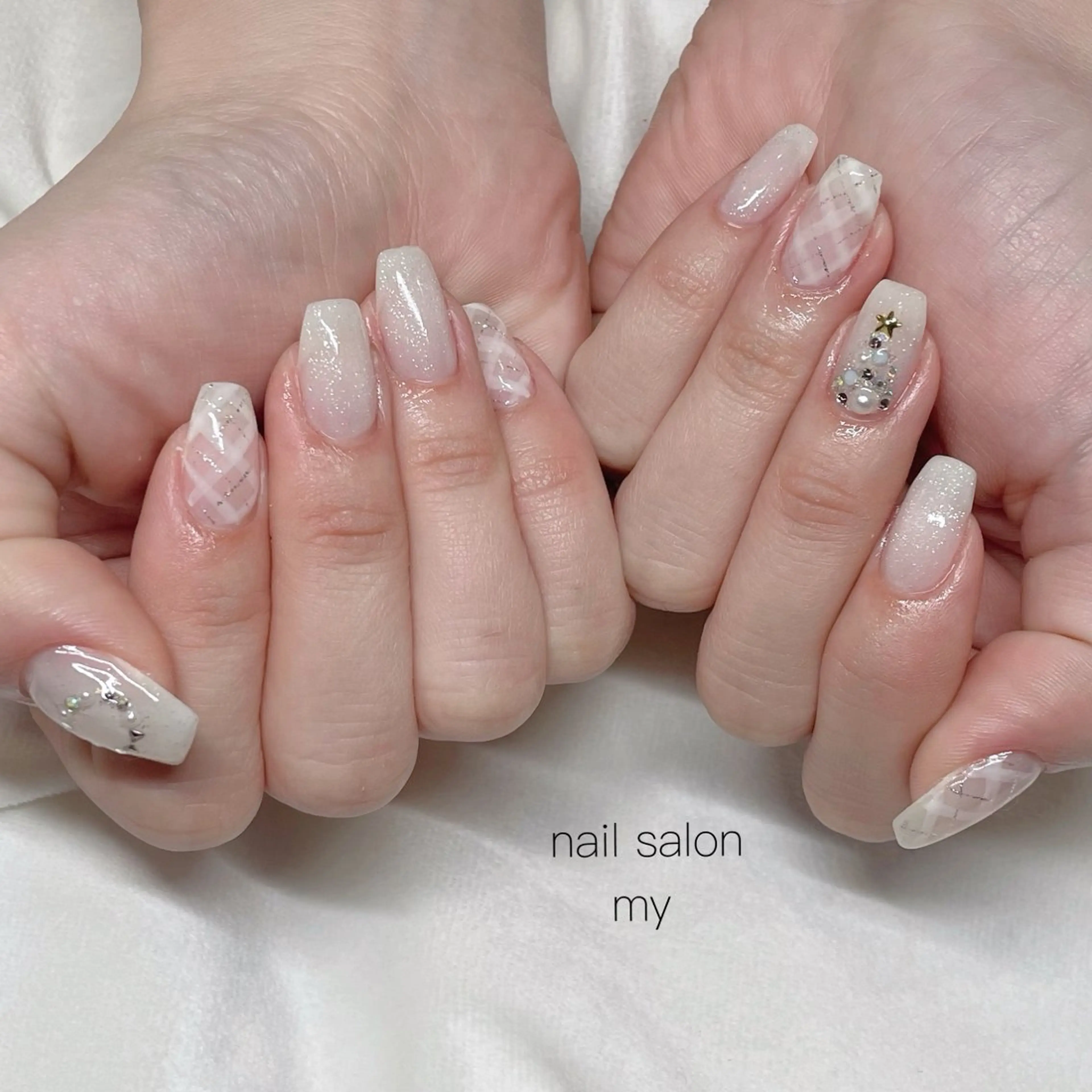 ネイル 韓国ネイル ニュアンスネイル ワンホンネイル Nail salon MY所属・NailSalon MYのネイルデザイン