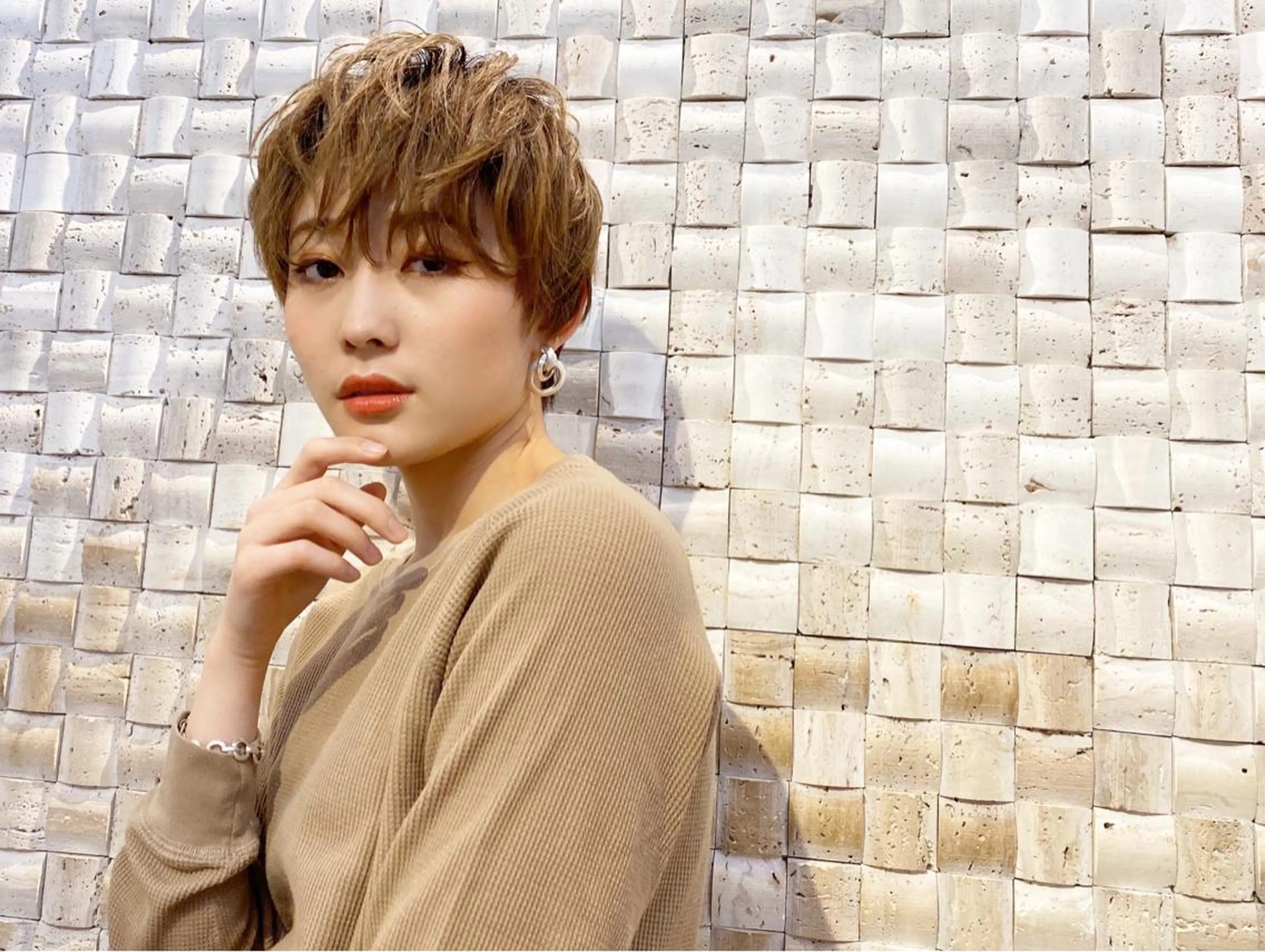 ショート 岡山 亮介のヘアスタイル