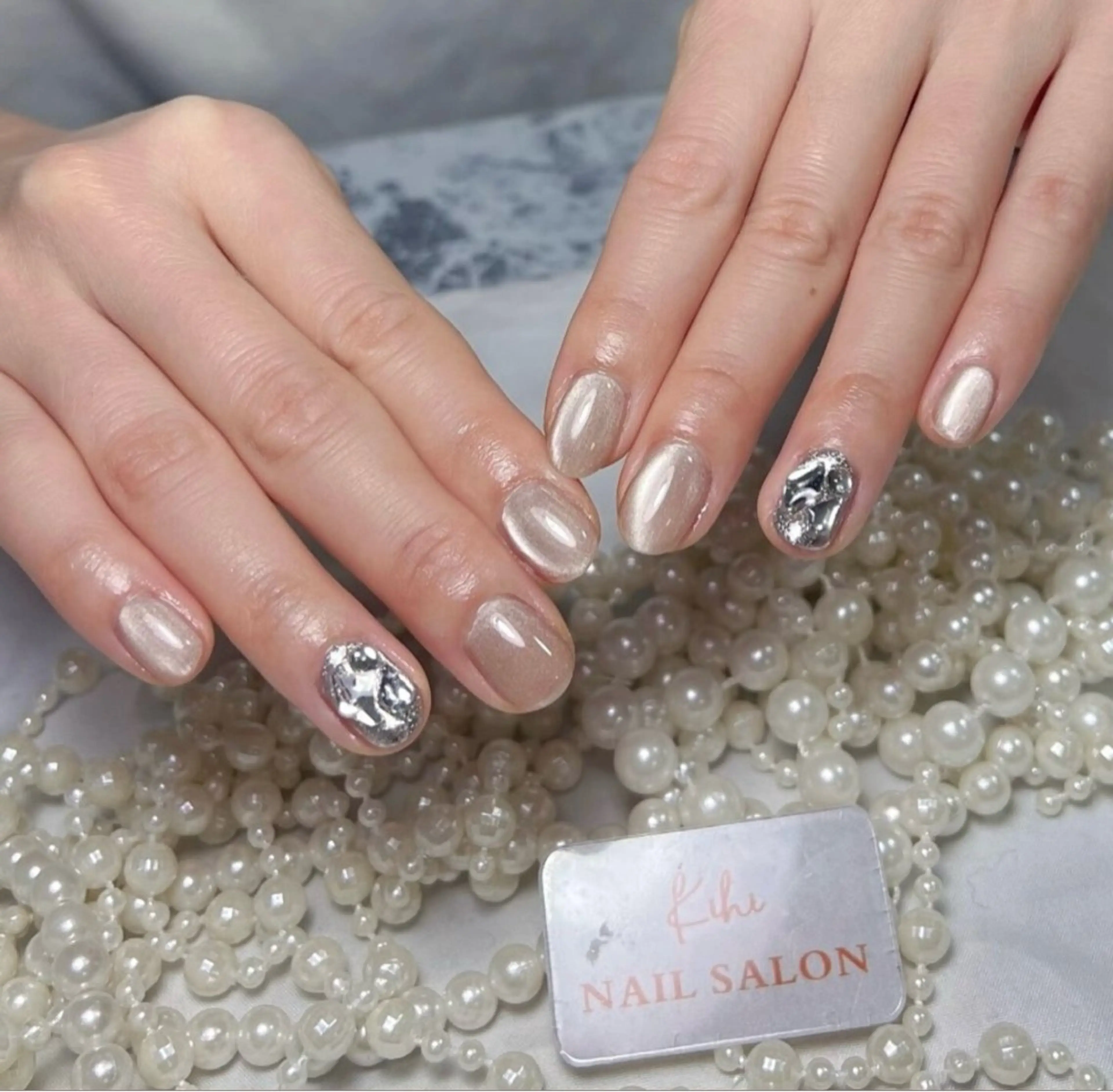 ネイル アートネイル フレンチネイル ジェルネイル グラデーション 韓国ネイル Nail Salon kihi大塚店のネイルデザイン