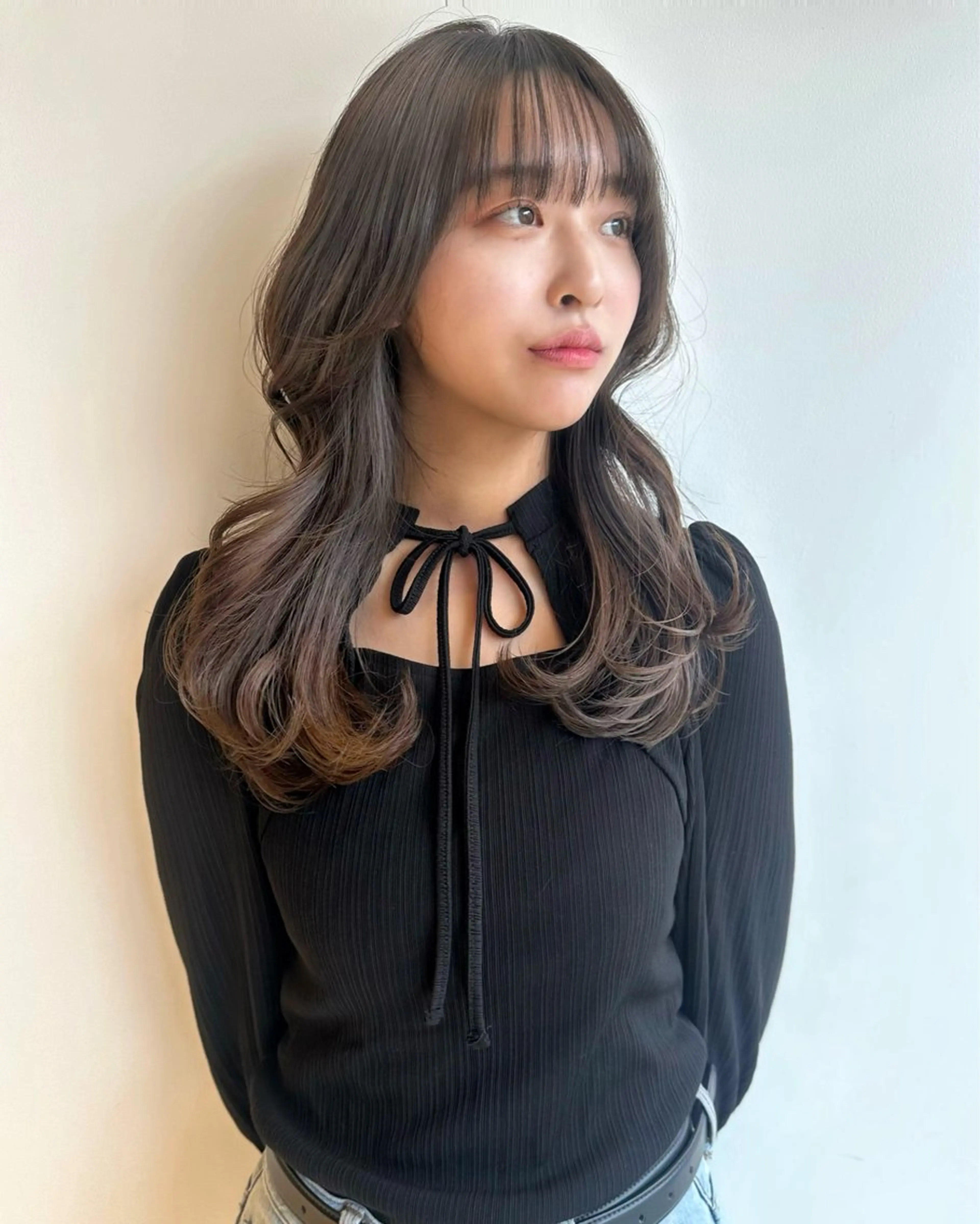 セミロング カラー ブラウンカラー 透明感カラー グレージュ エスポワール所属・YUSHI HORIUCHIのヘアスタイル