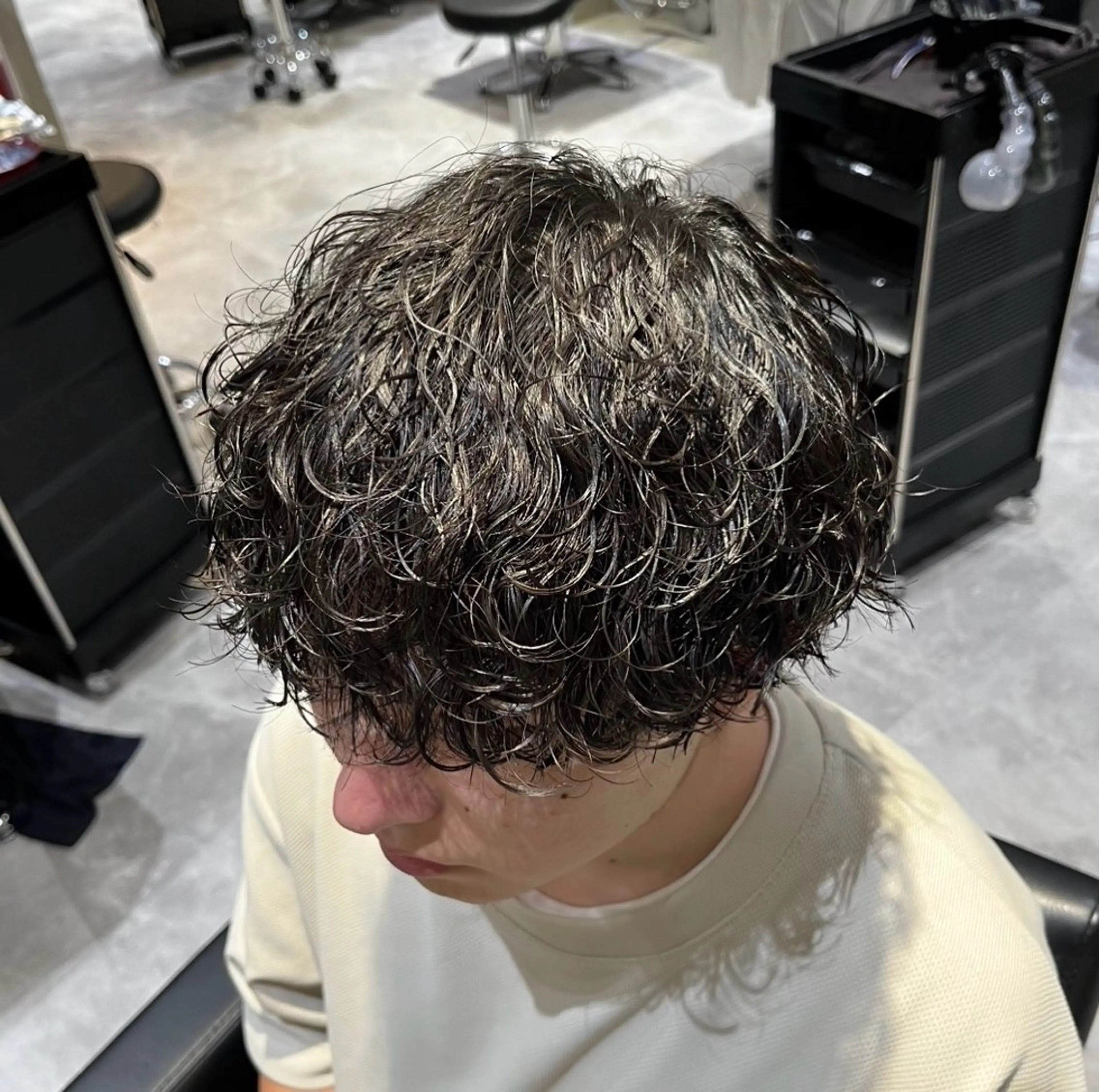 パーマ カット パーマ トリートメント 🔹メンズパーマ× ブリーチ/NORIのヘアスタイル
