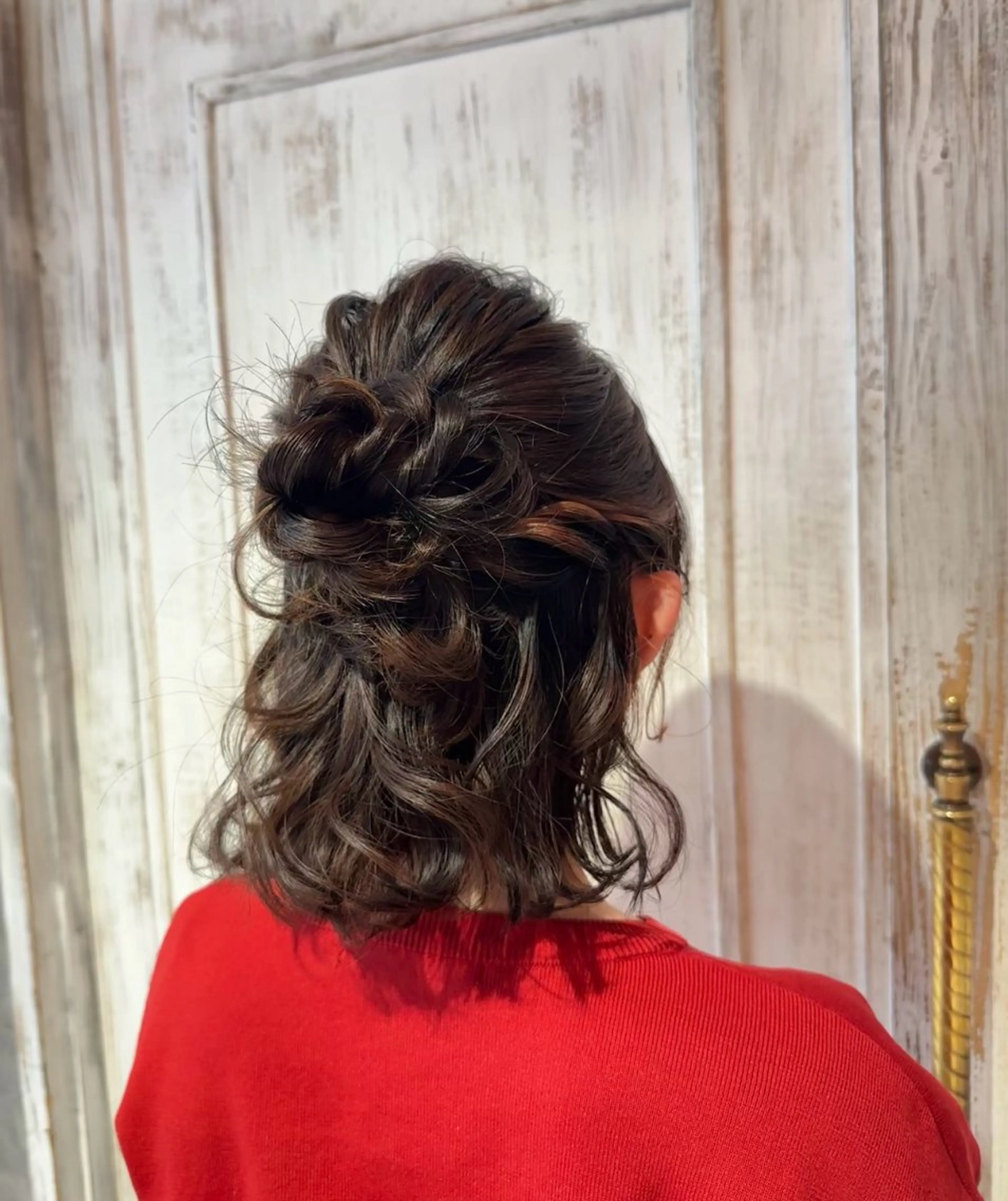 ヘアアレンジ ヘアセット 艶髪/ブリーチなし Wカラー🌺yuiのヘアスタイル