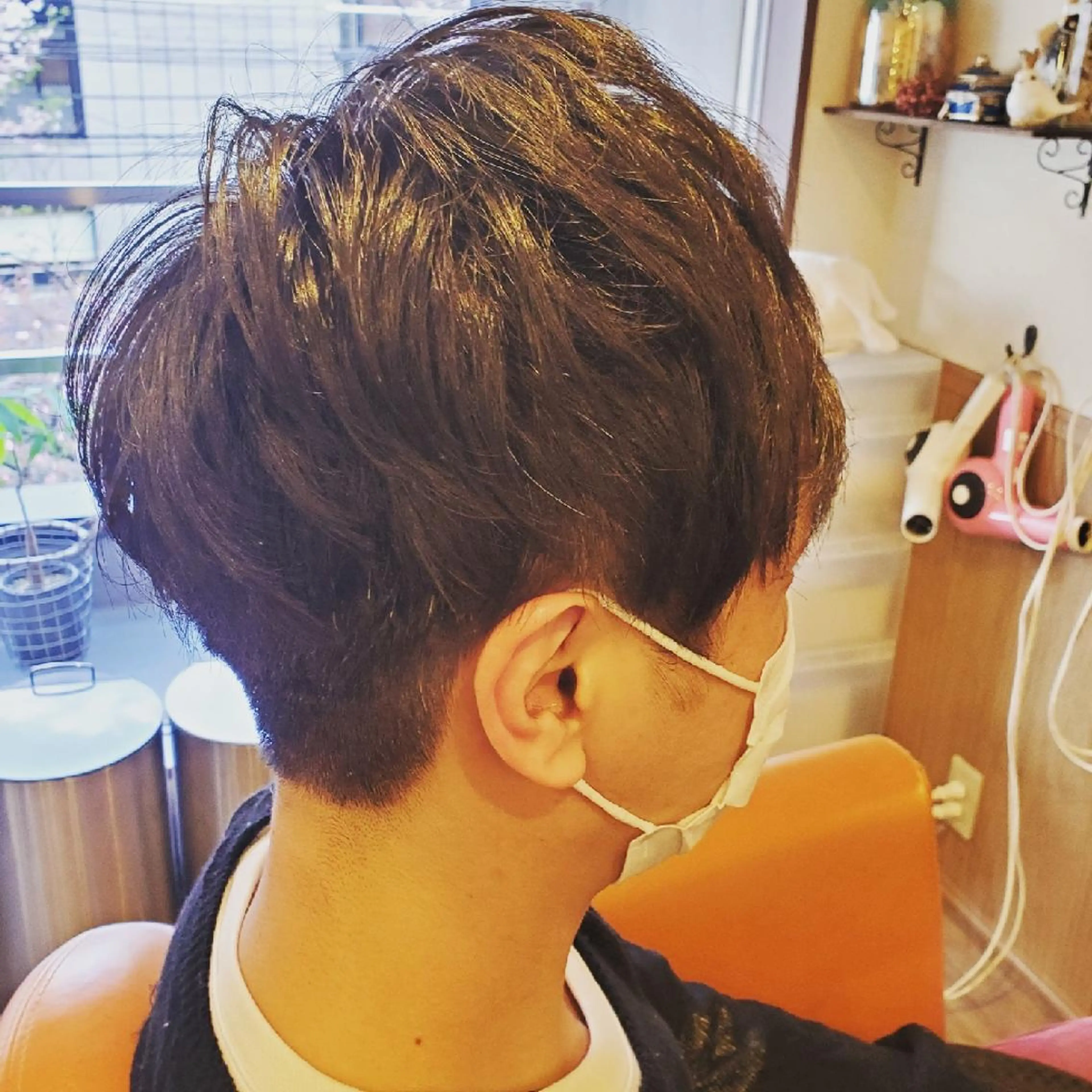 ショート メンズ 外国人風カラー トリートメント 酸熱トリートメント カット spa hair  ark 富井直美のヘアスタイル