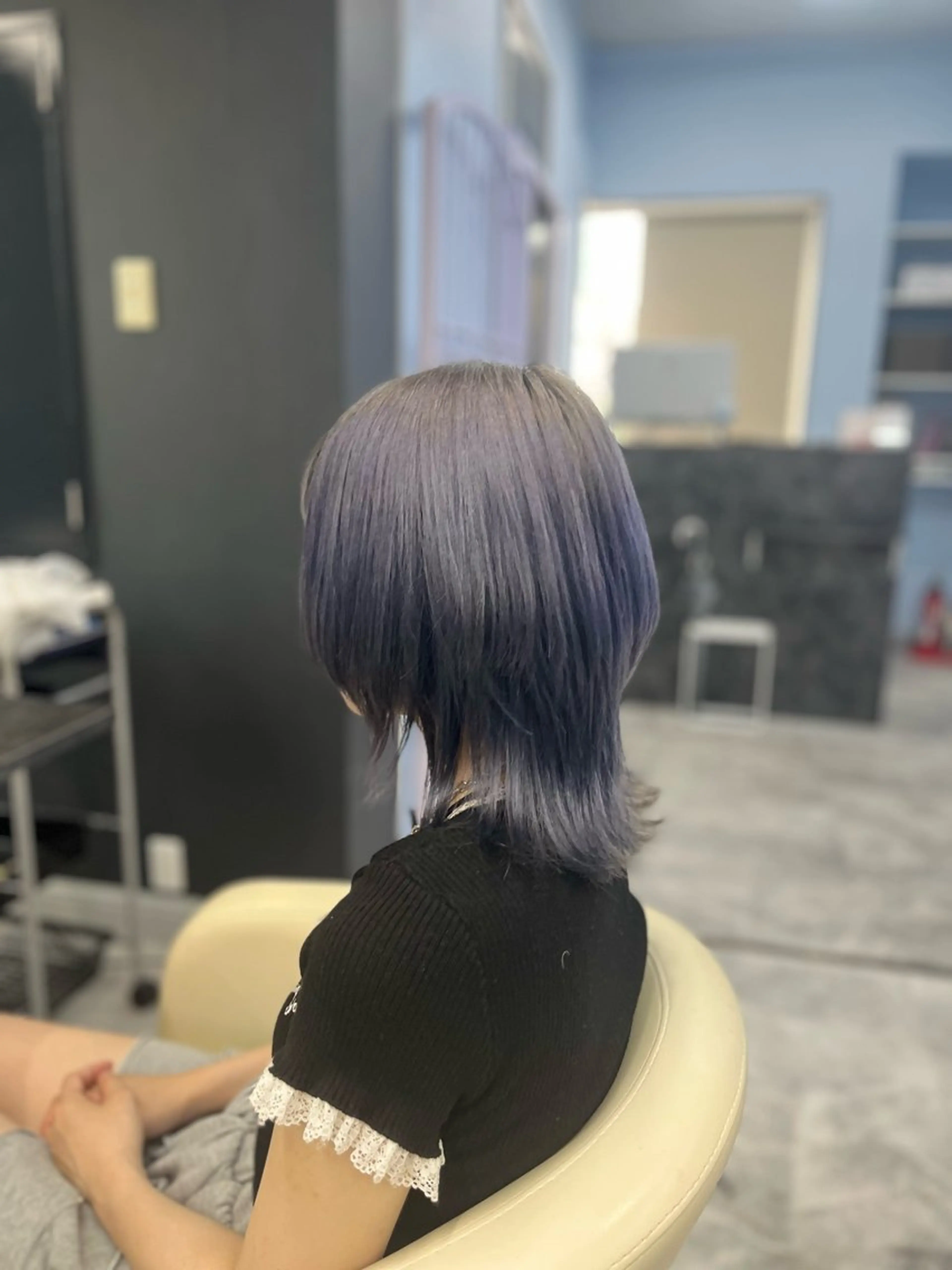 セミロング ウルフカット white.梅田所属・White梅田  ／ COCOのヘアスタイル
