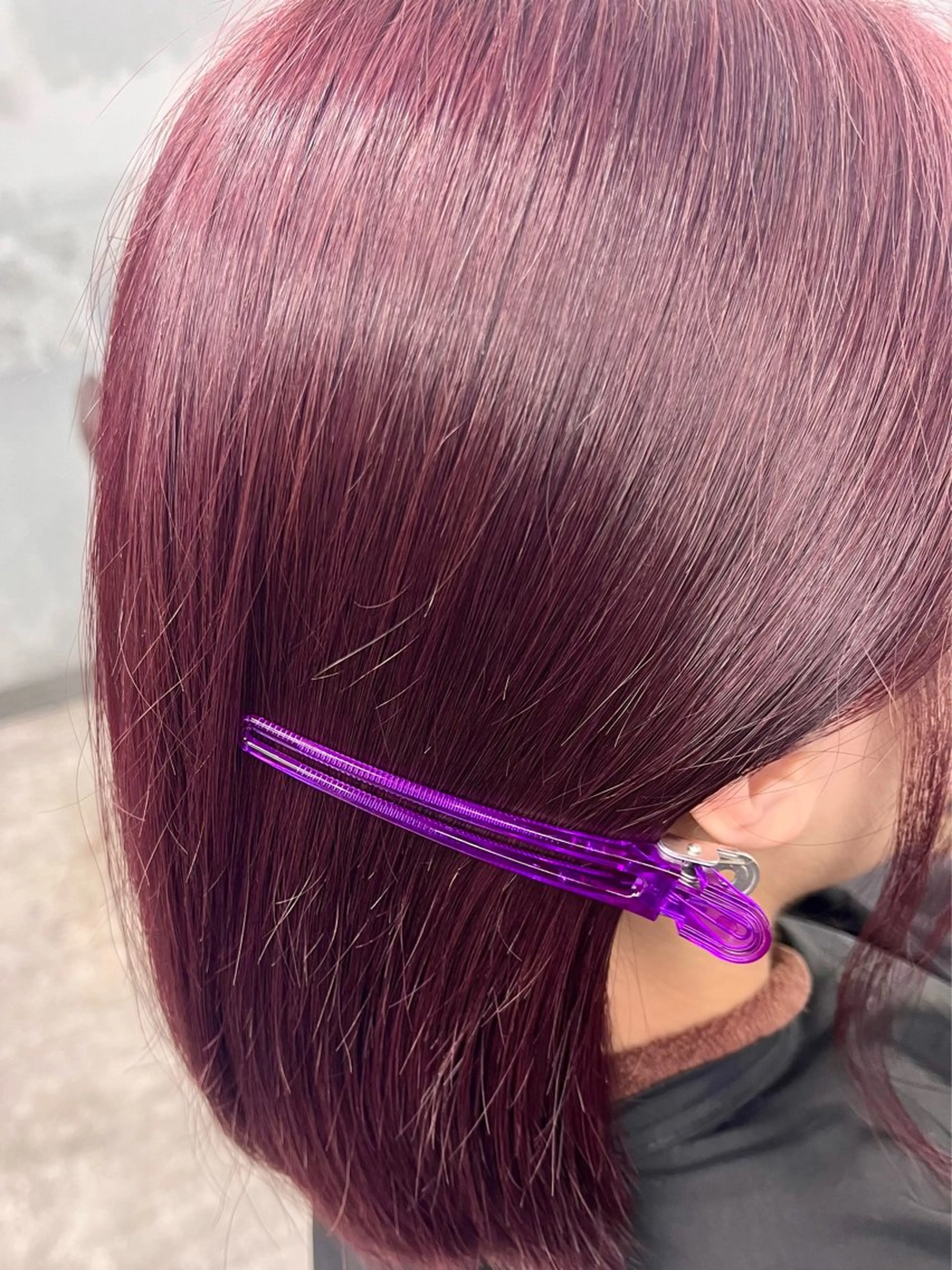 ミディアム カラー ヘアカラー トリートメント 🖤 tsubura🖤のヘアスタイル