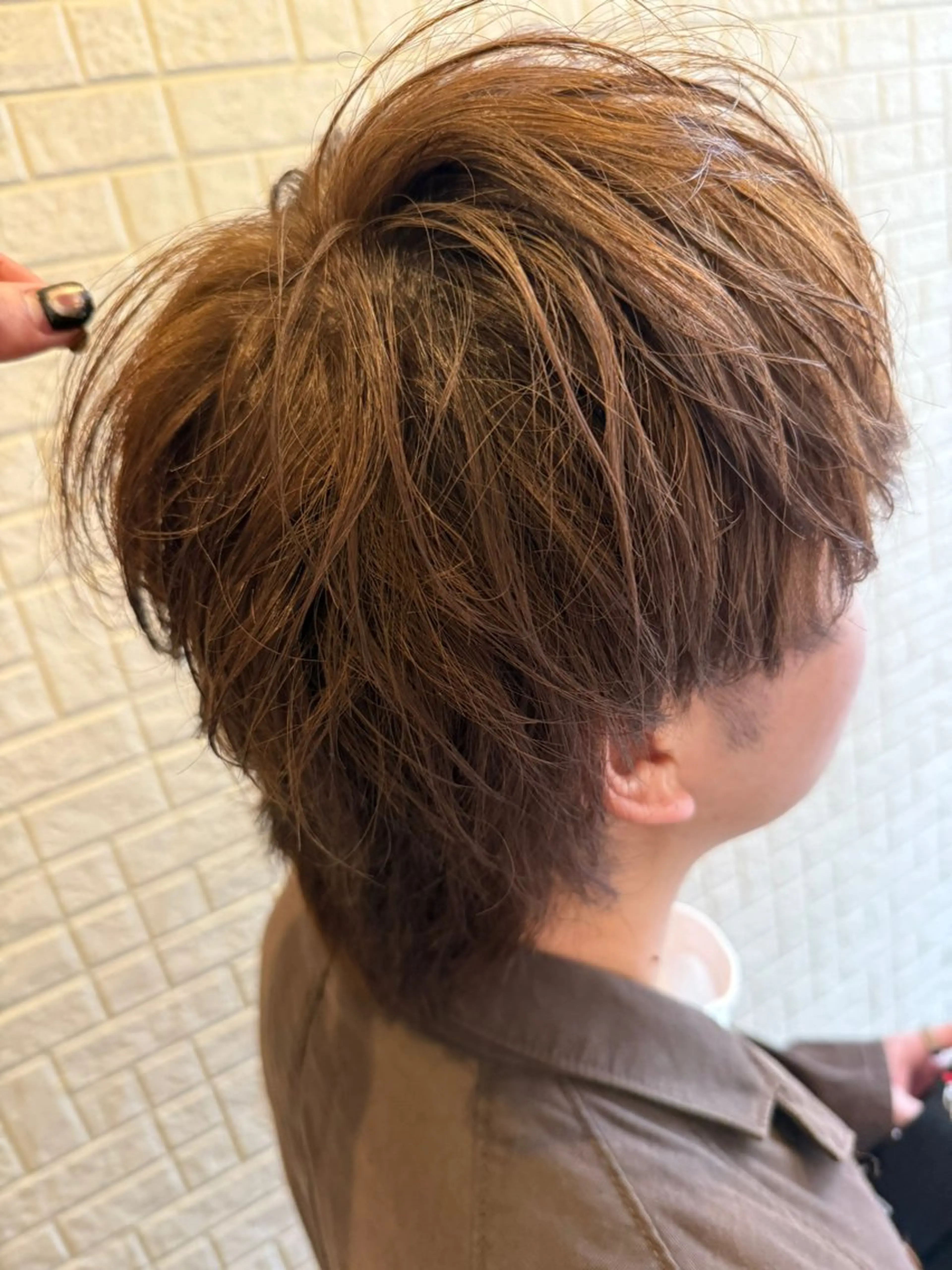 カラー メンズ メンズブリーチ ブリーチ ブリーチなしカラー La fith hair cheval 熊本店所属・La fith 日隈悠星のヘアスタイル
