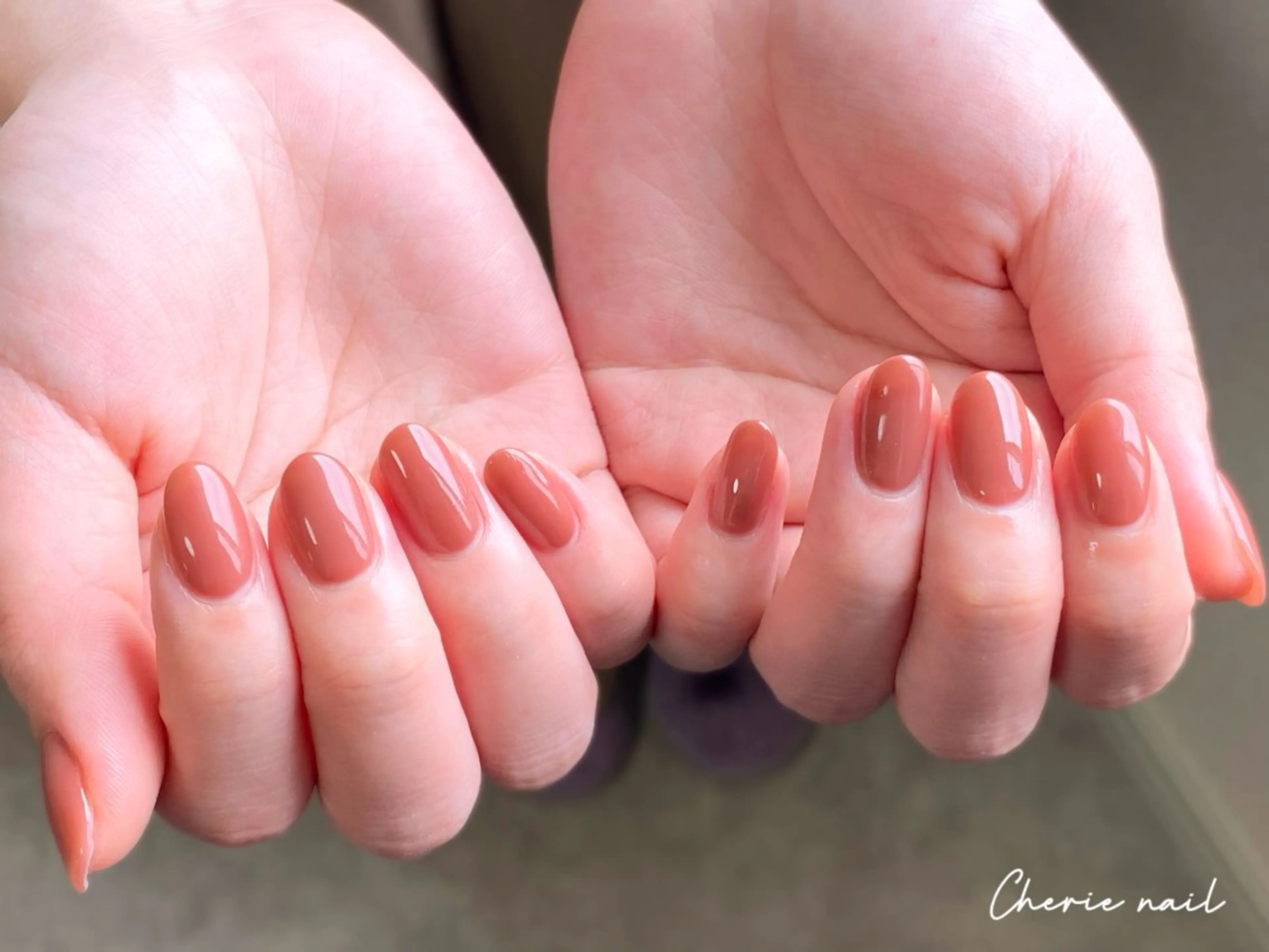 ネイル ジェルネイル オフィスネイル シンプルネイル 春ネイル Cherienail yunaのネイルデザイン