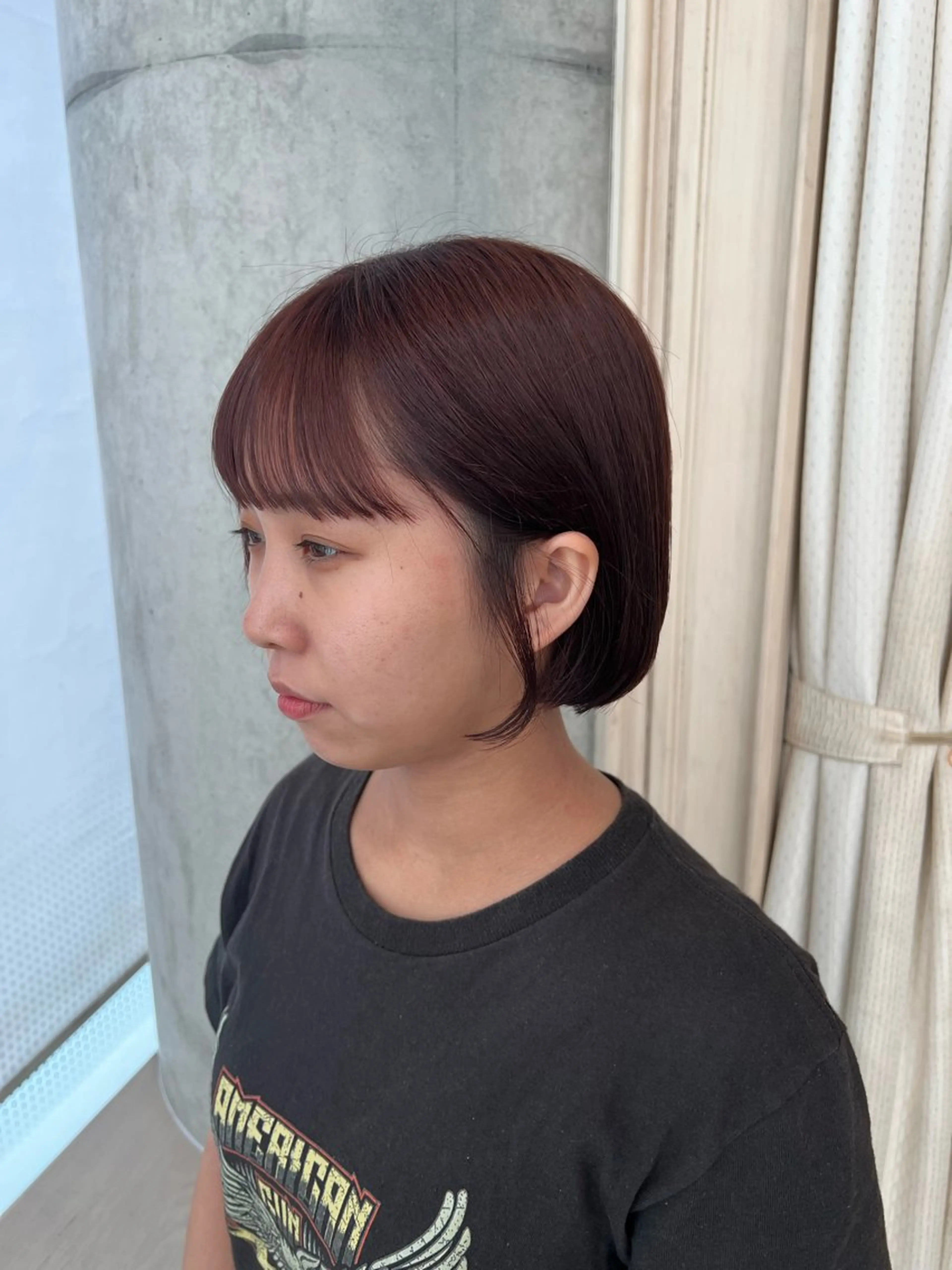 ショート カラー ボブ SALOWIN川崎WEST店所属・🌷川崎/アレンジ/ 暖色ボブ/コトネ🌷のヘアスタイル