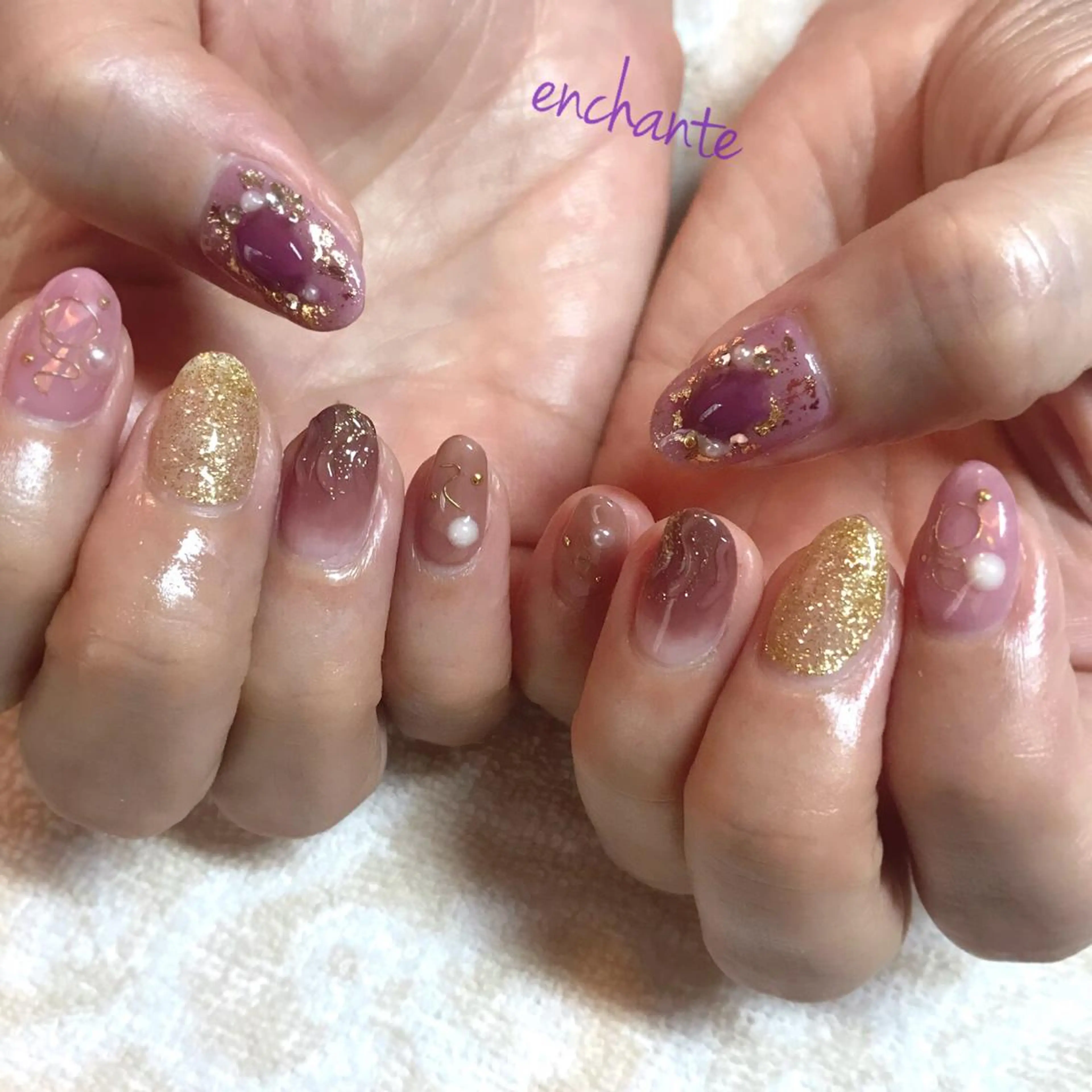 ネイル アンシャンテ所属・enchante 自由が丘のネイルデザイン