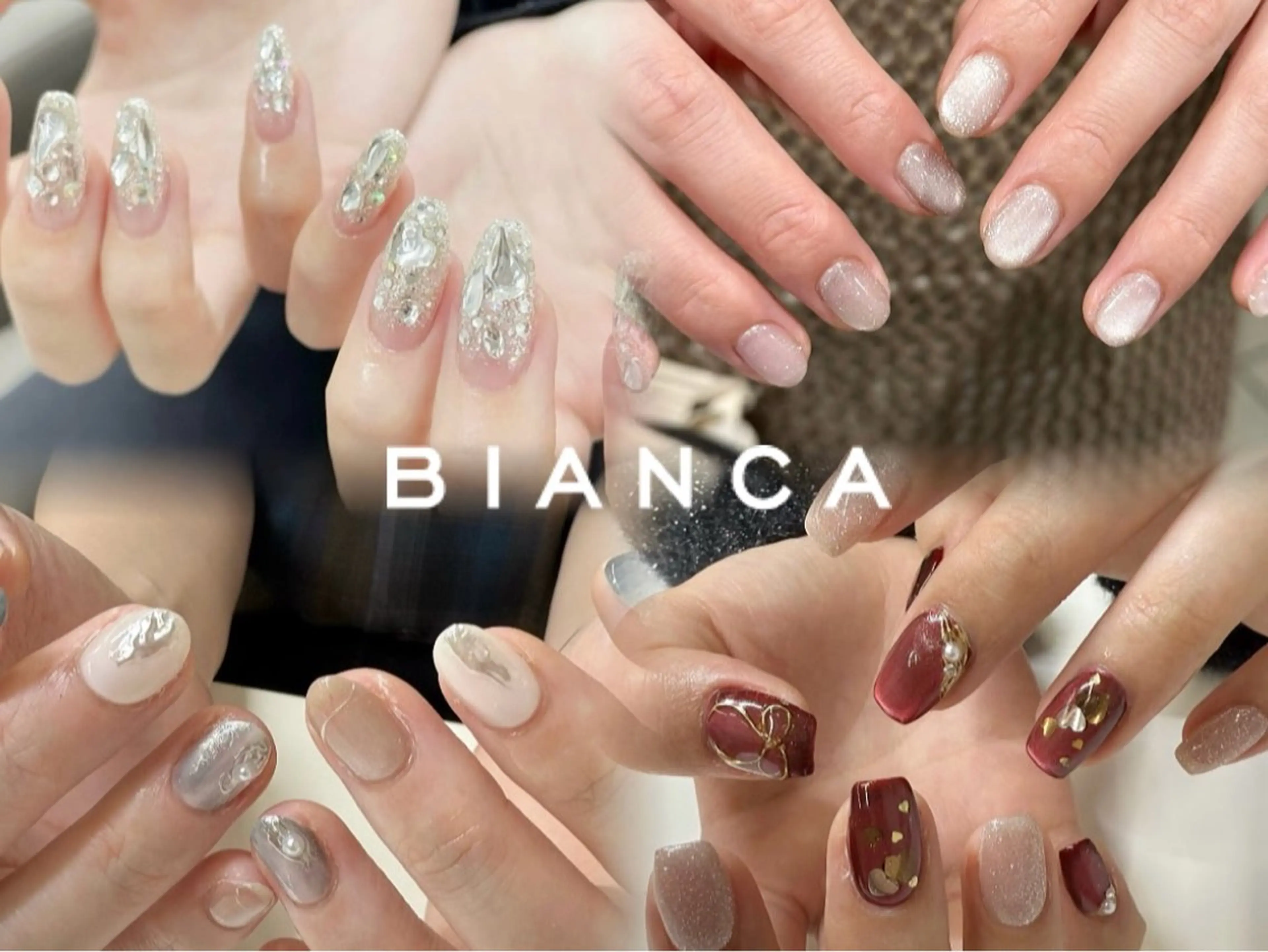 ネイル 持ち込み ハンドネイル Bianca川越西口 KITAZAKI🫧のネイルデザイン