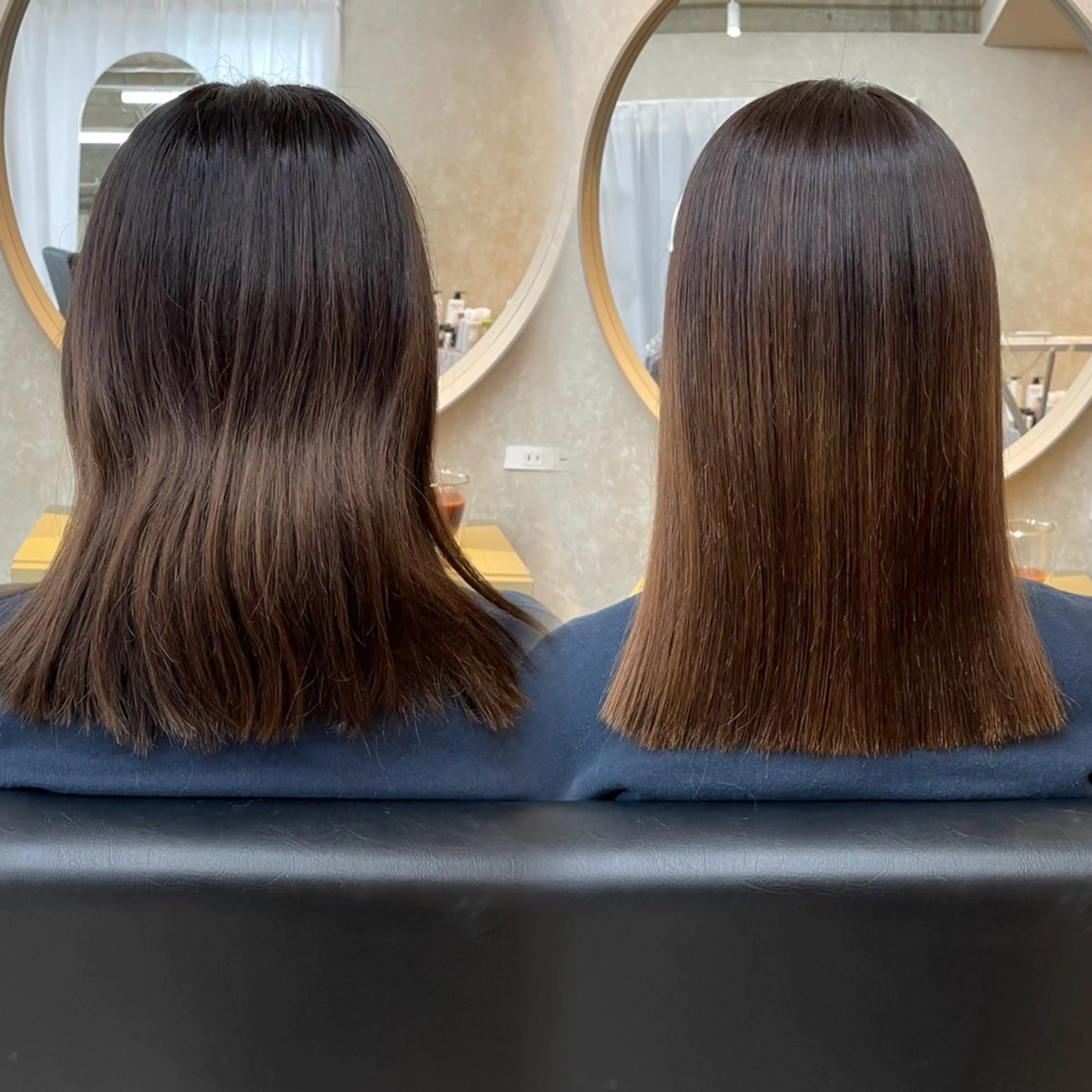 ロング カット 縮毛矯正 トリートメント 小谷 梨奈のヘアスタイル