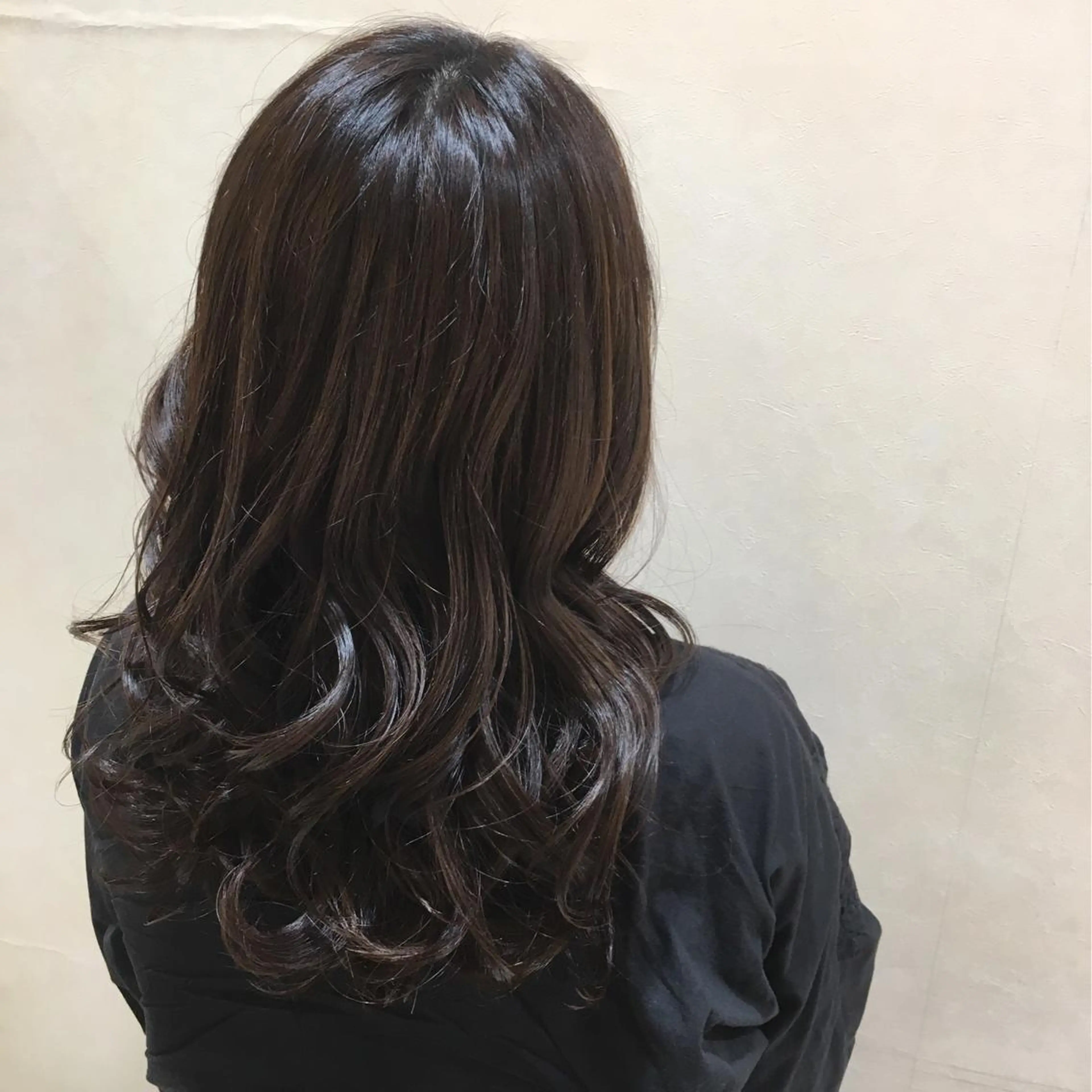 セミロング カラー カット ヘアカラー トリートメント 吉原 雪乃のヘアスタイル