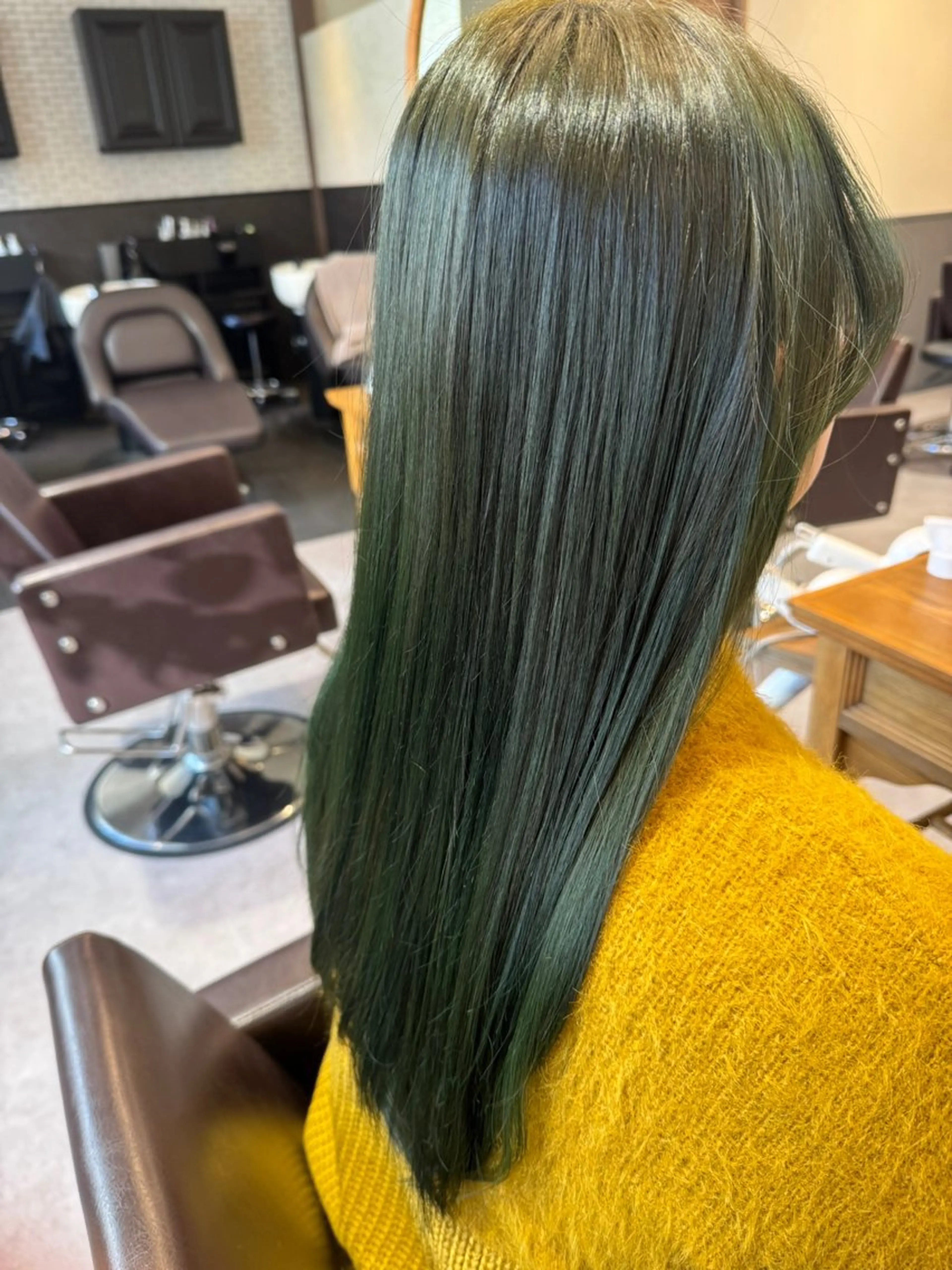 セミロング 馬場 唯加のヘアスタイル