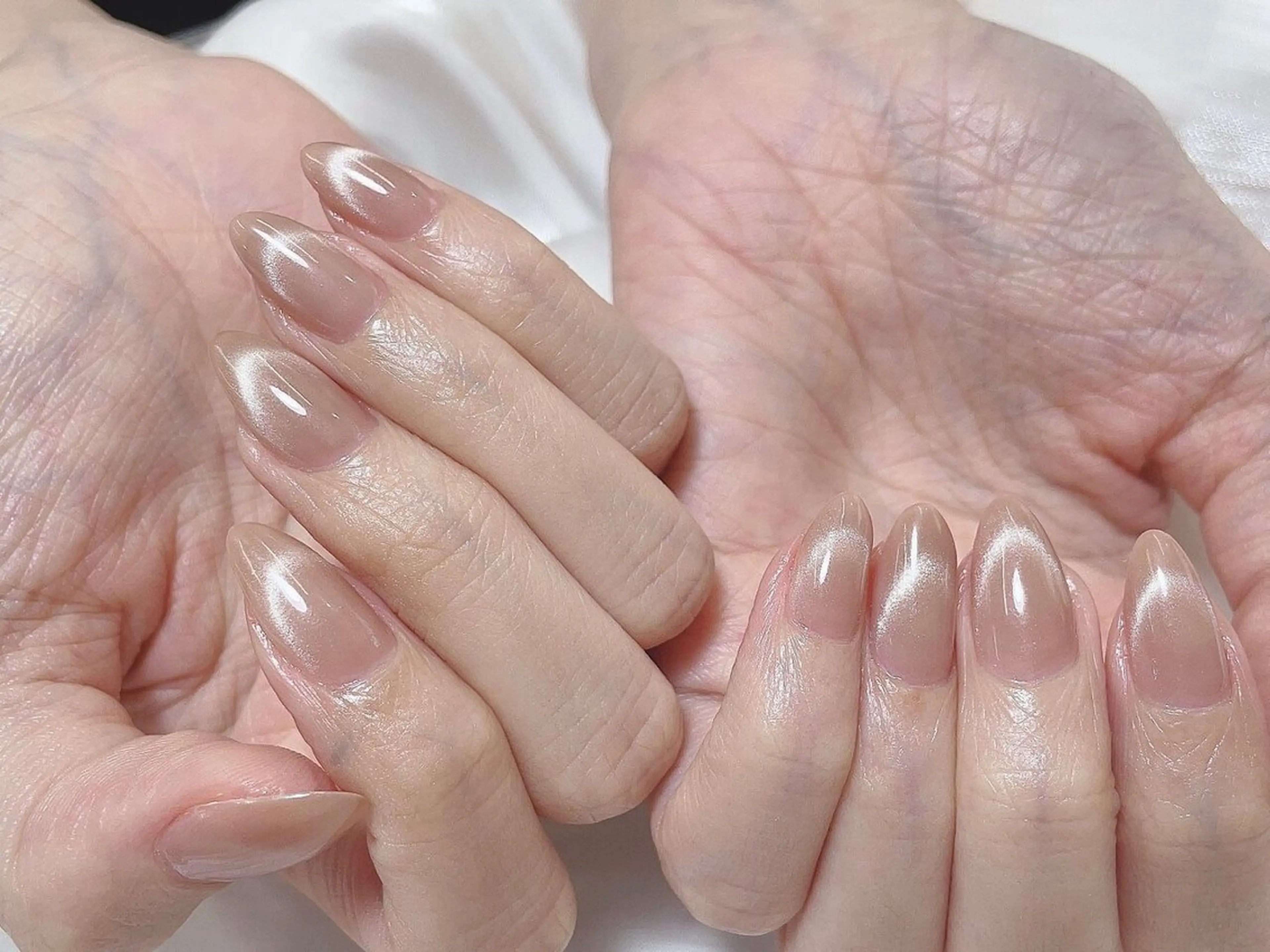 🎀SNSで話題沸騰★マグネットフレンチネイル　💕￥7980→¥6980の写真