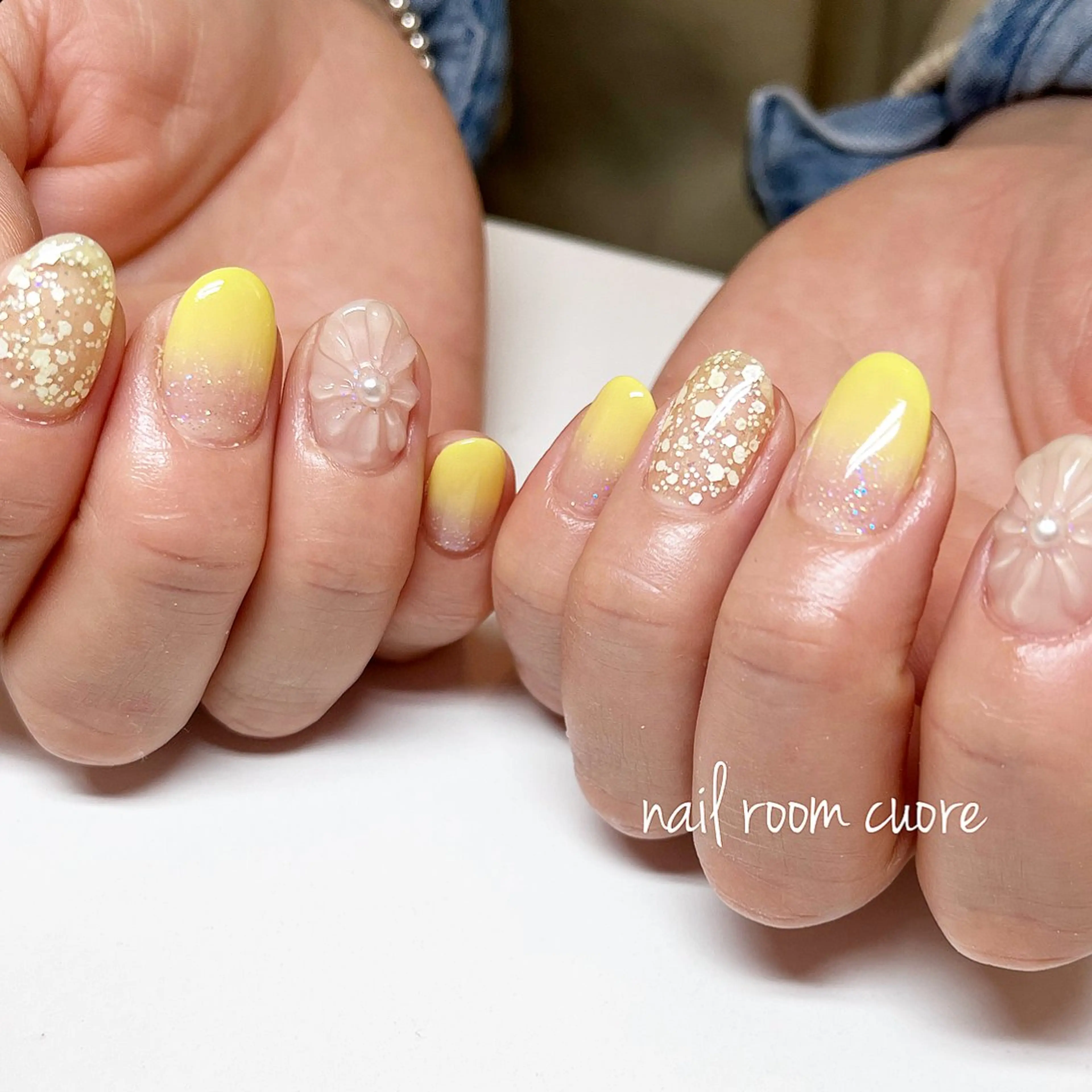 ネイル 春ネイル ハンドネイル nail room  cuore所属・松尾 典子のネイルデザイン