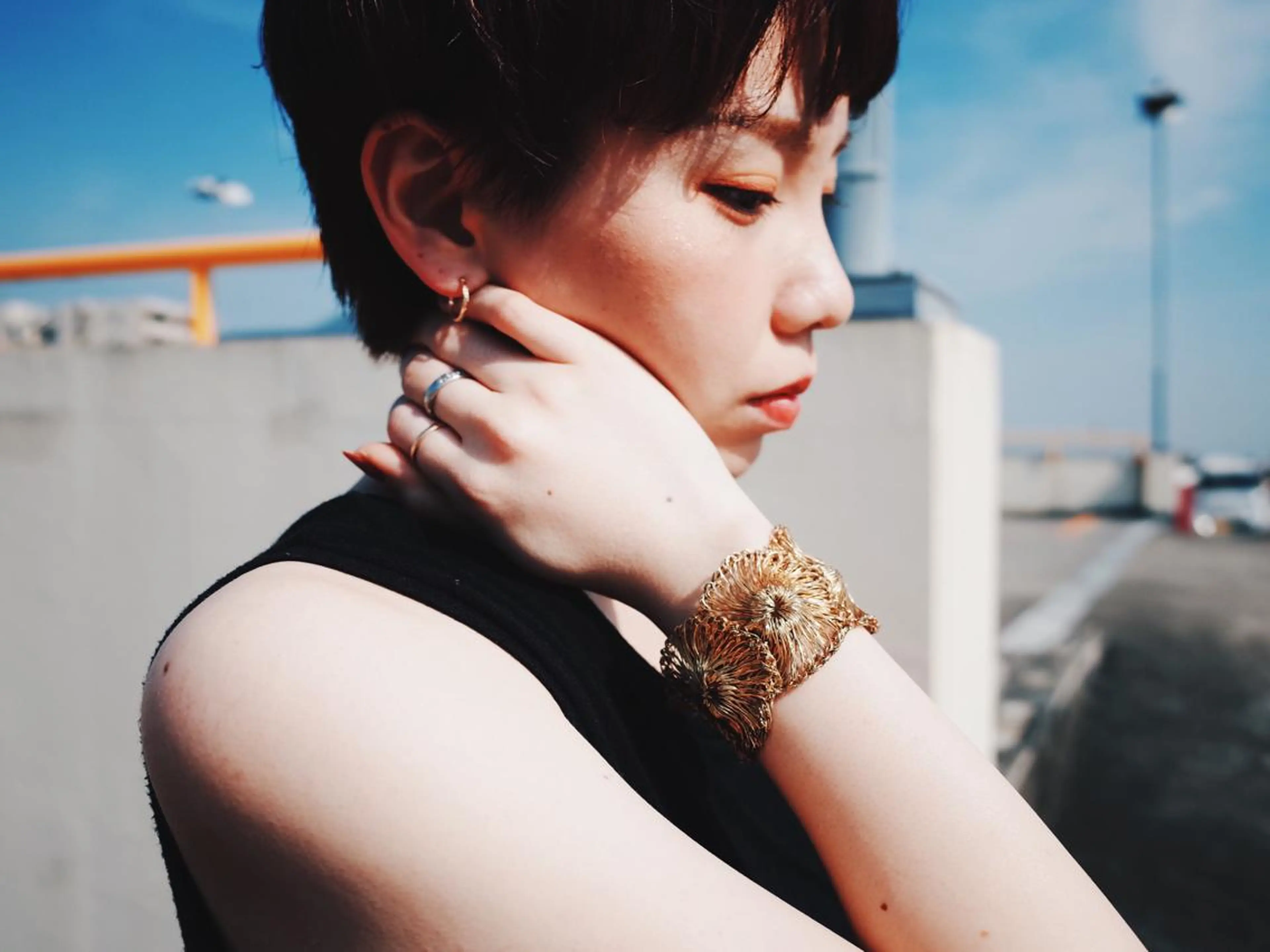 ショート カラー ウルフ、ボブ美容師 今井のヘアスタイル