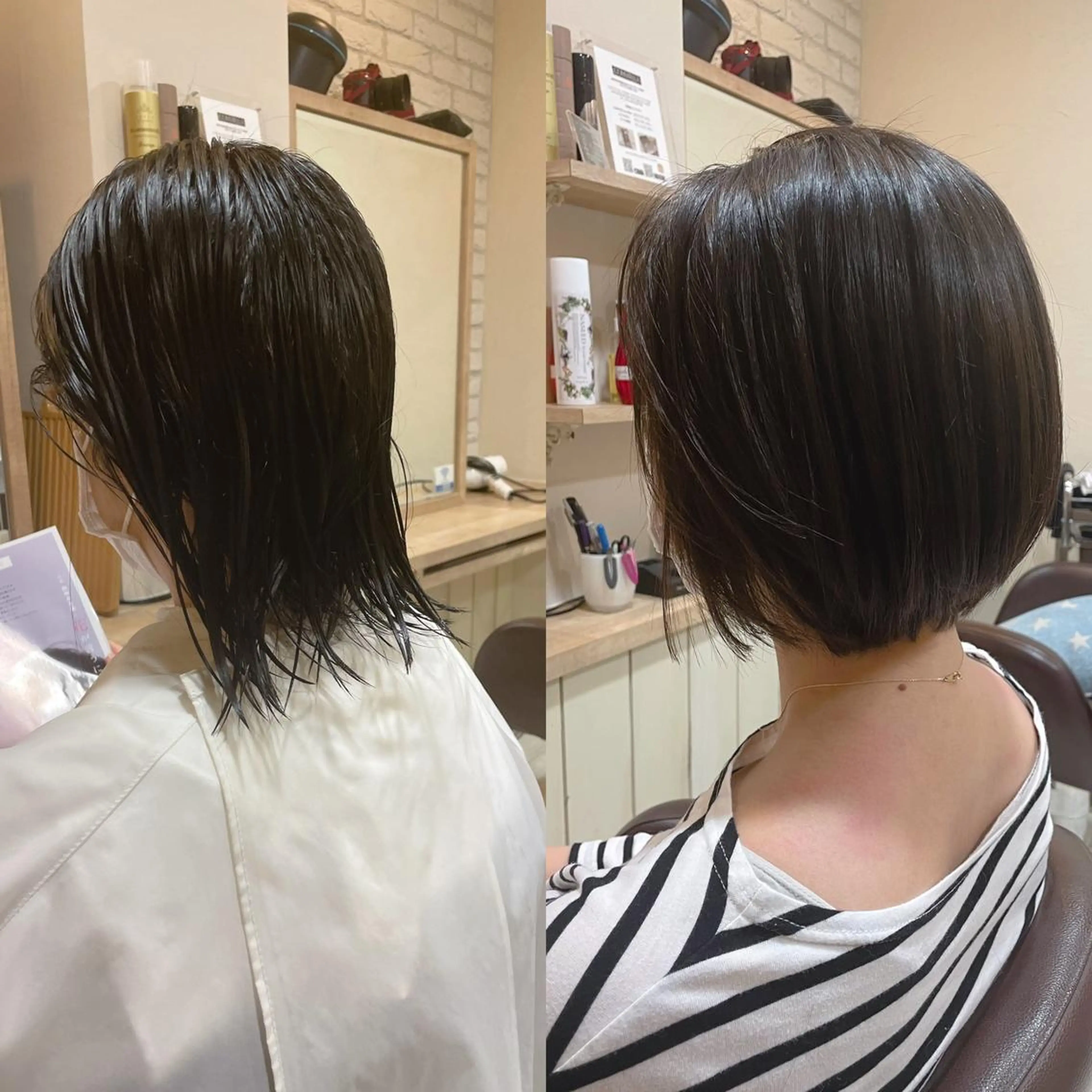 ショート ショートボブ ボブ ショートヘア カット トリートメント ヘッドスパ 銀座🌈ケアカラー/ ヘッドスパ /清水のヘアスタイル