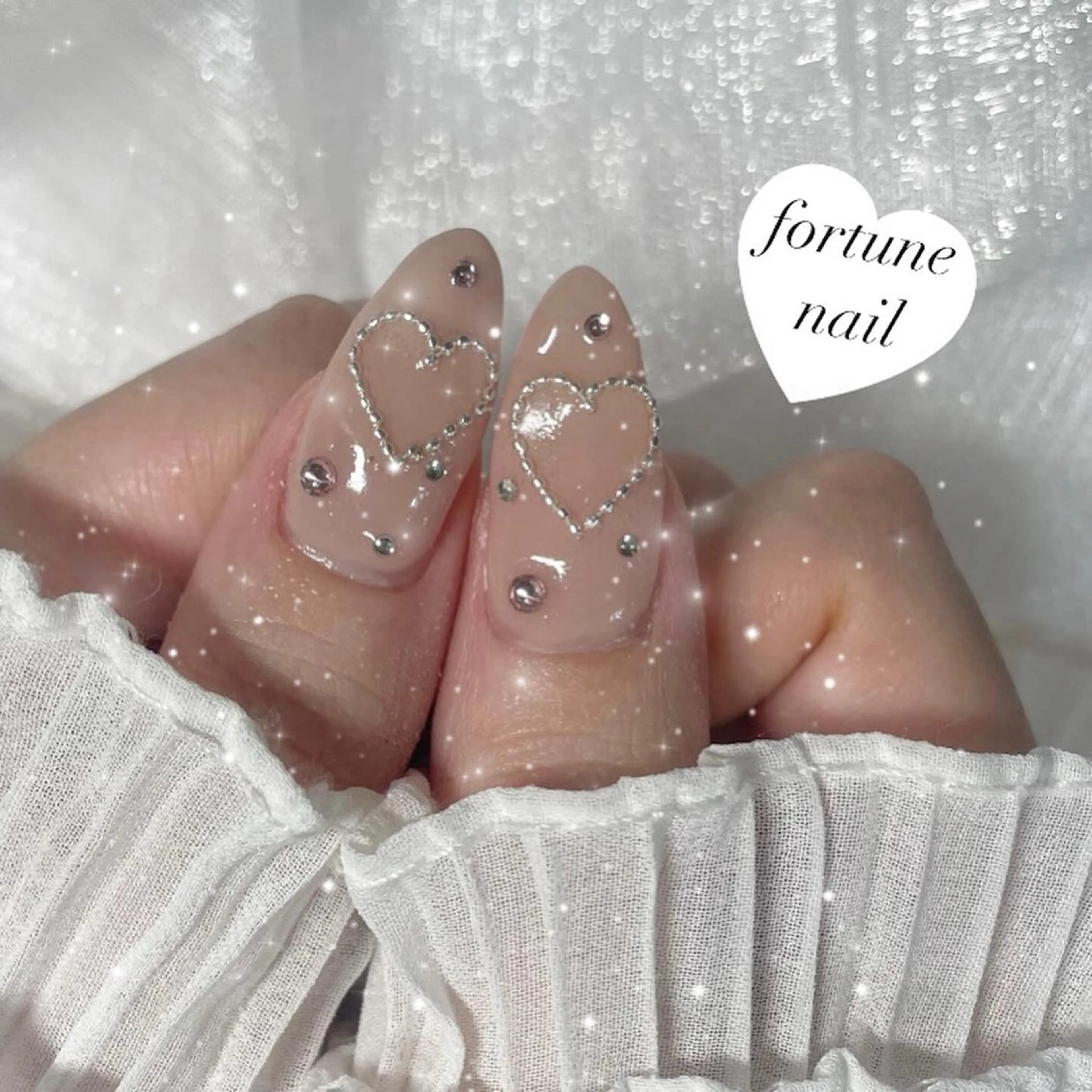 ネイル ハート 💎saori 💎のネイルデザイン