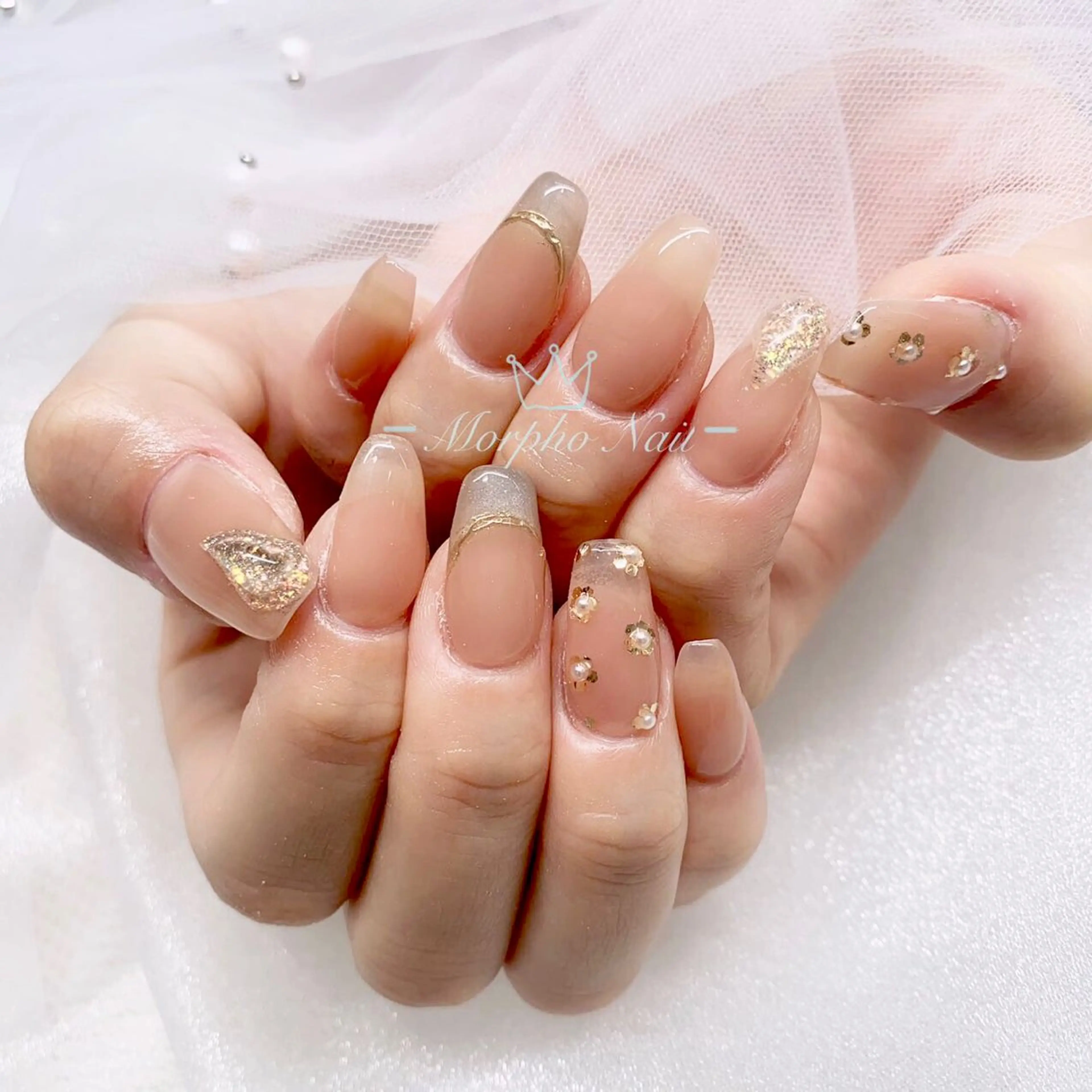 ネイル ハンドネイル Morpho nailのネイルデザイン