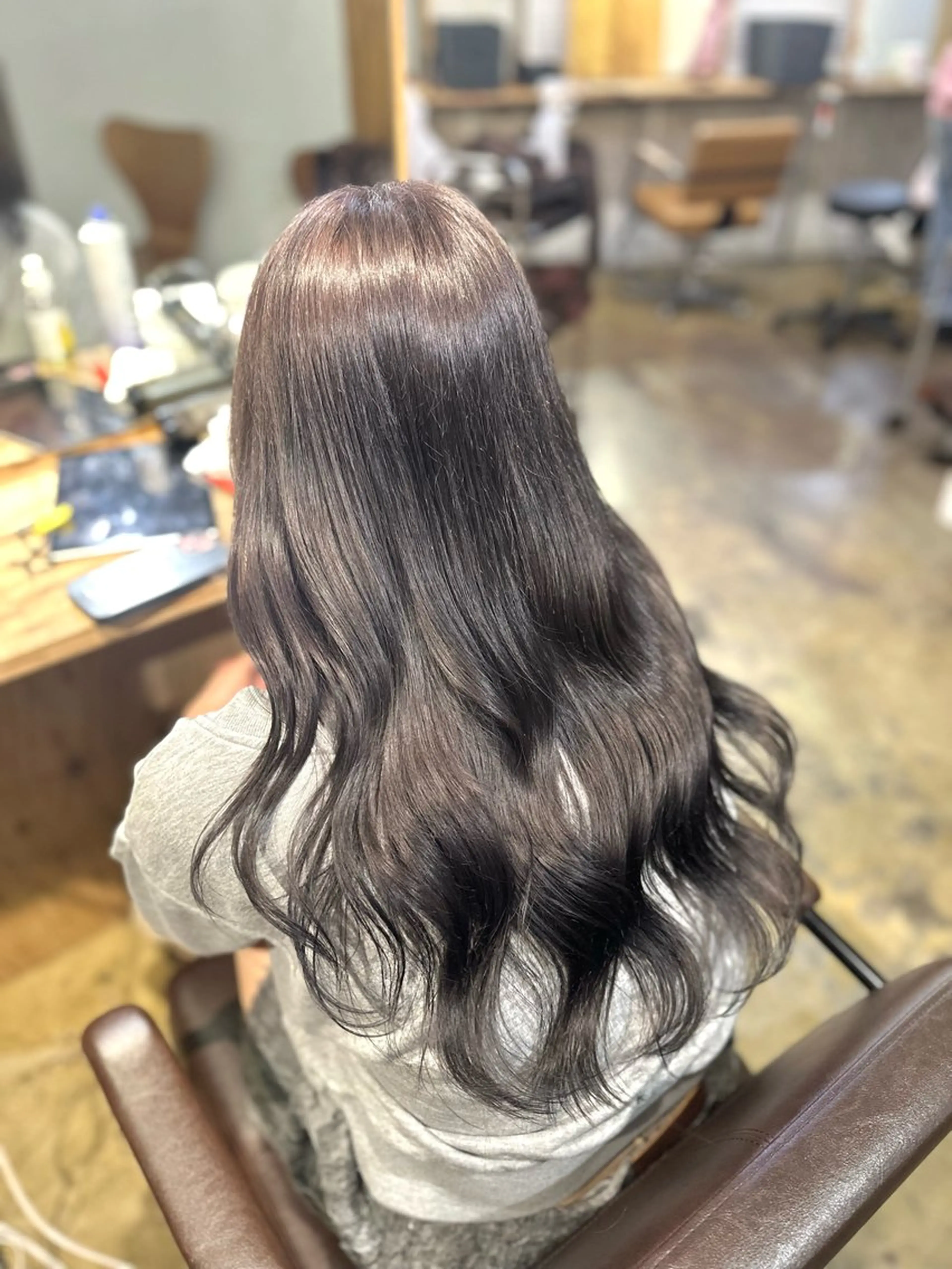 ロング カラー ヘアカラー ︎︎カイ ミズキ 🐰𝜗𝜚のヘアスタイル